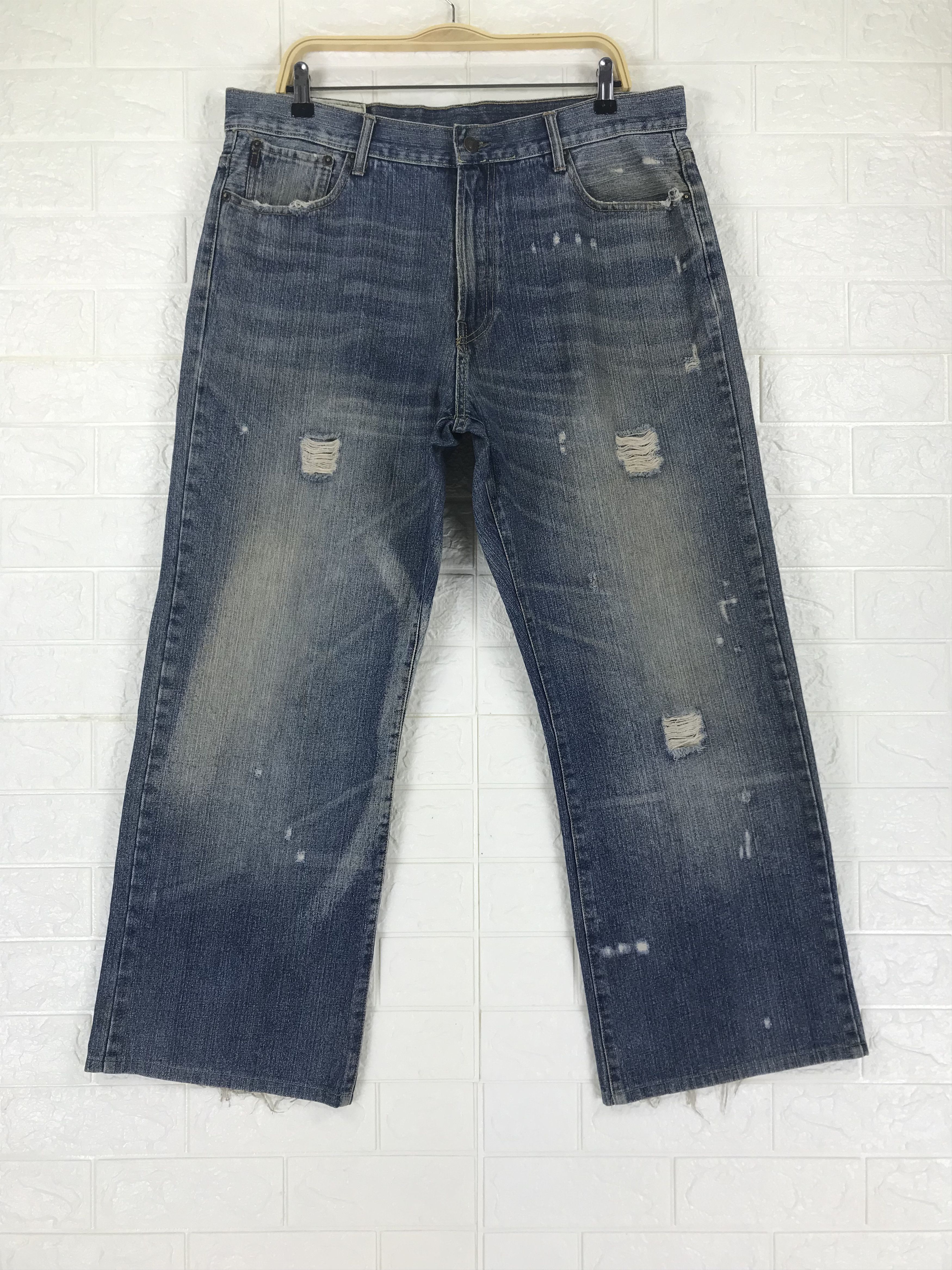 Abercrombie & Fitch Vintage Abercrombie & Fitch Baggy Jeans Wide Leg Denim Size US 36 / EU 52 - 1 Thumbnail