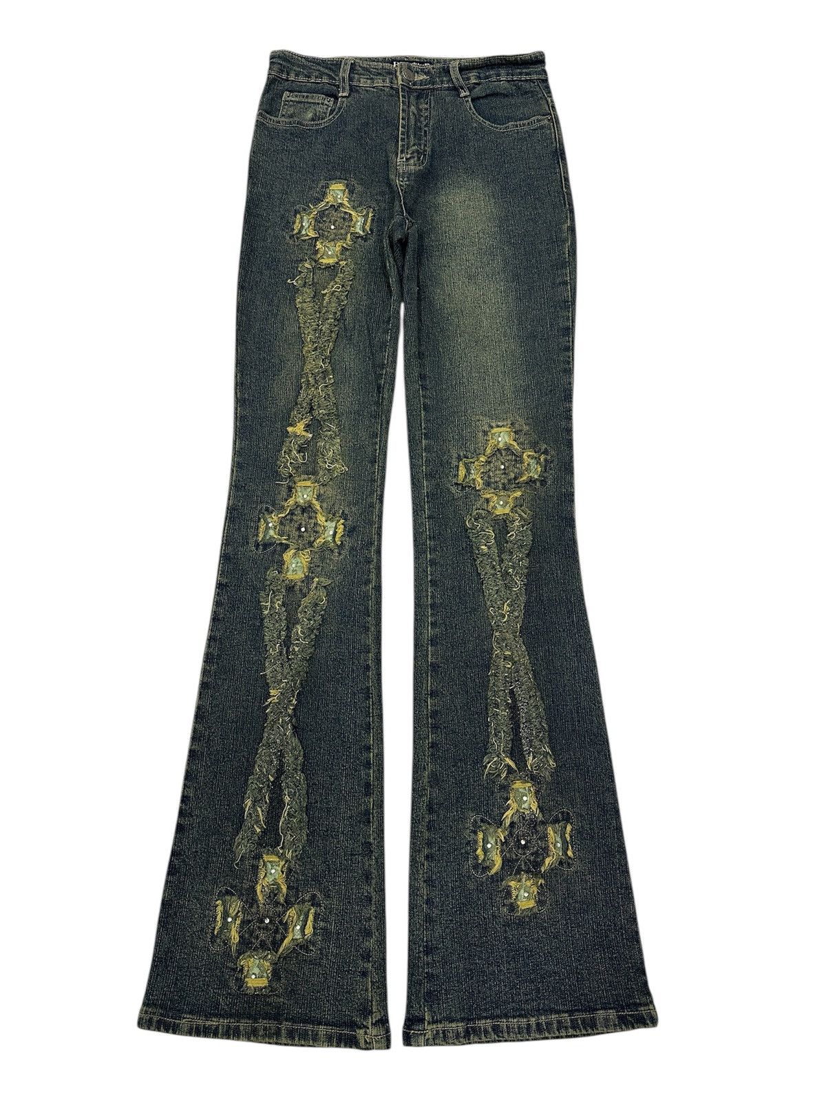 Japanese Brand × Vintage HAPHAZARD JEANS Distressed Jeans Size US 26 / EU 42 - 1 Thumbnail