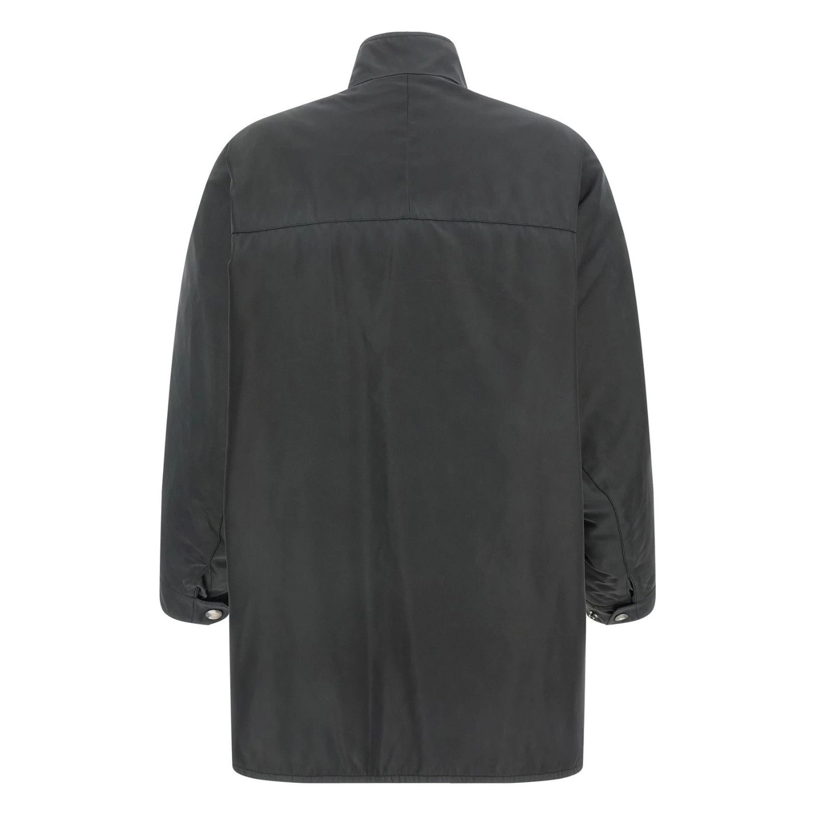 Prada PRADA Re-Nylon Waterproof Gray Jacket New & Authentic (Women Size S / US 4 / IT 40 - 2 Thumbnail