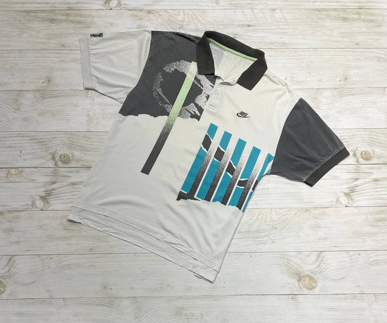 Nike Vintage Nike Challenge Court Polo Shirt Andre Agassi 1990s Size US XXL / EU 58 / 5 - 1 Thumbnail