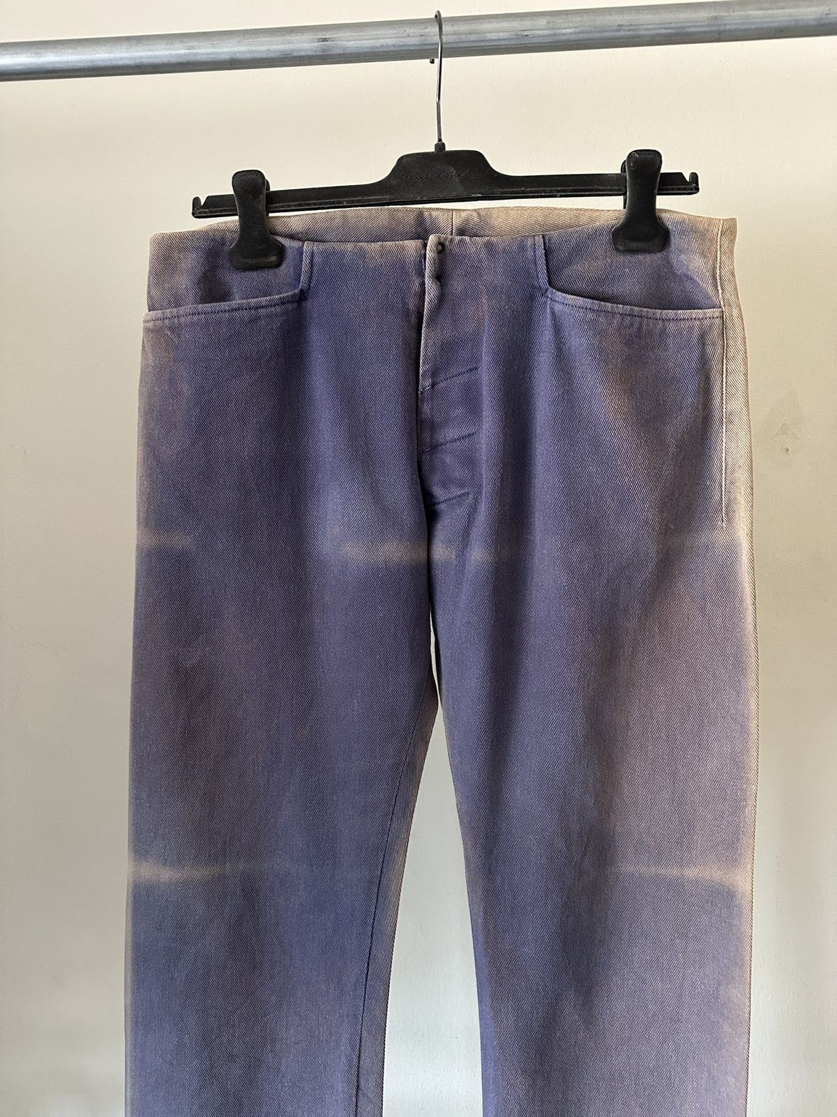 Maison Margiela SS2014 Maison Margiela Blue Sun Faded Pant Size US 32 / EU 48 - 5 Thumbnail