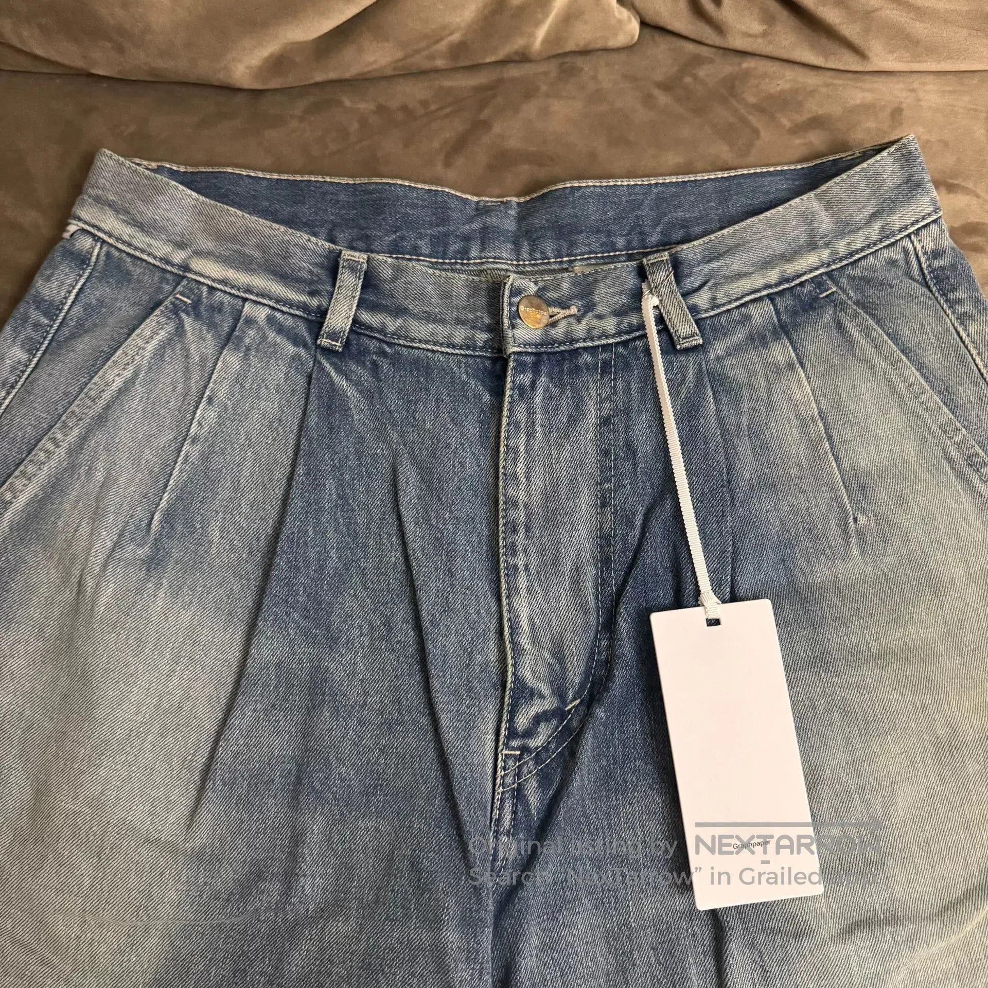 Graphpaper Graphpaper Denim Two Tuck Tapered. Size US 26 / EU 42 - 3 Thumbnail