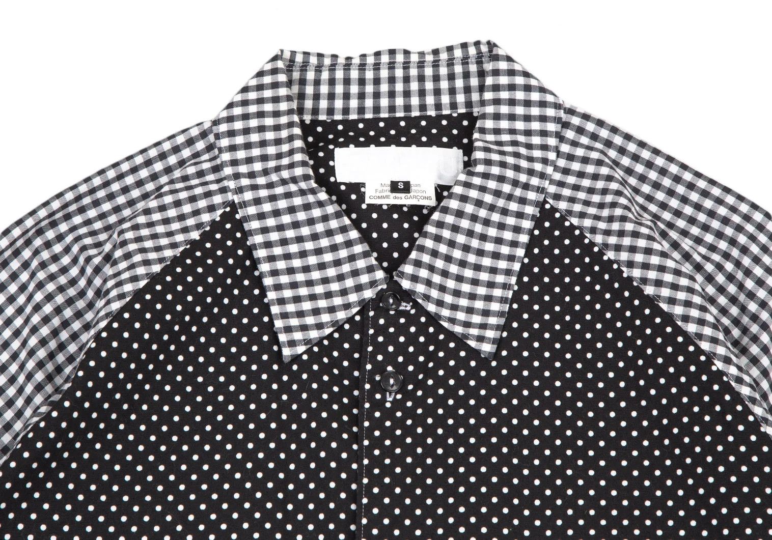 Ganryu Black and White Gingham Check Shirt Size S Size US S / EU 44-46 / 1 - 2 Thumbnail