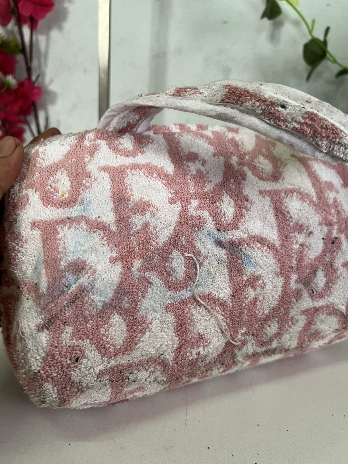 Dior Authentic Dior Terry Cloth Bag Size ONE SIZE - 8 Thumbnail