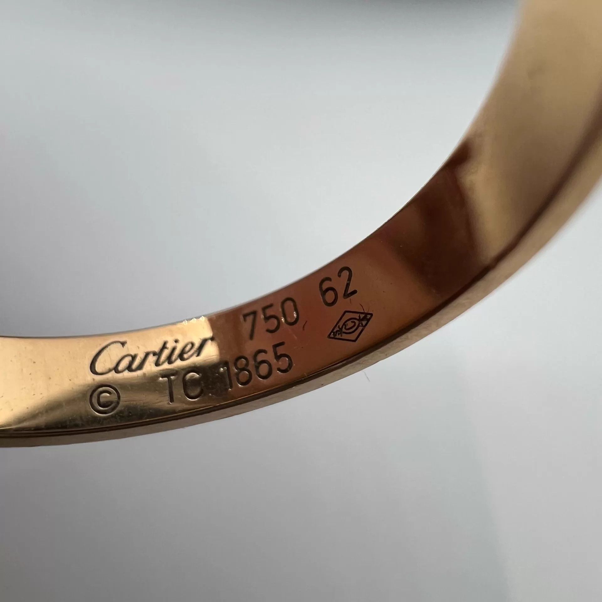 Cartier CARTIER 18K Rose Gold Ring Size 62 Size ONE SIZE - 4 Thumbnail