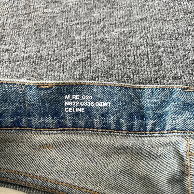 Celine Celine Distressed Wash Denim Pants. Size US 32 / EU 48 - 6 Thumbnail