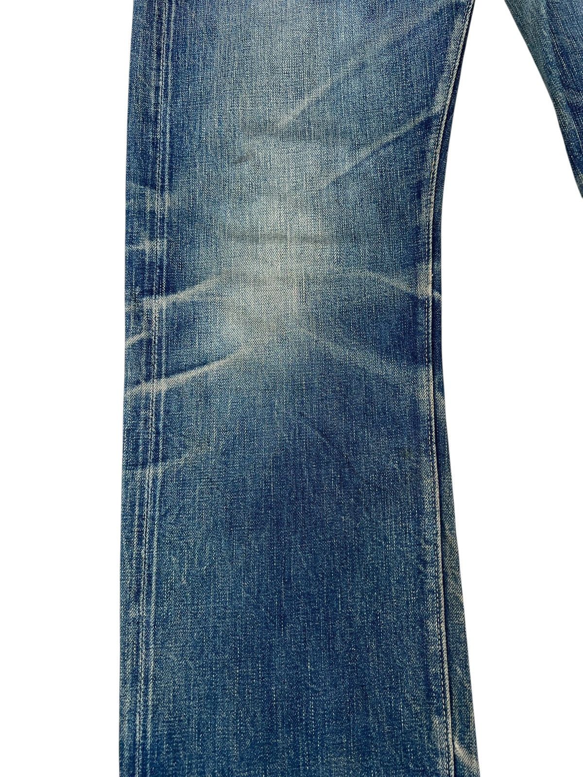 Full Count & Co. Trashed VTG Full Count Aging Dirty Mud Denim Selvedge Jeans Size US 32 / EU 48 - 9 Thumbnail