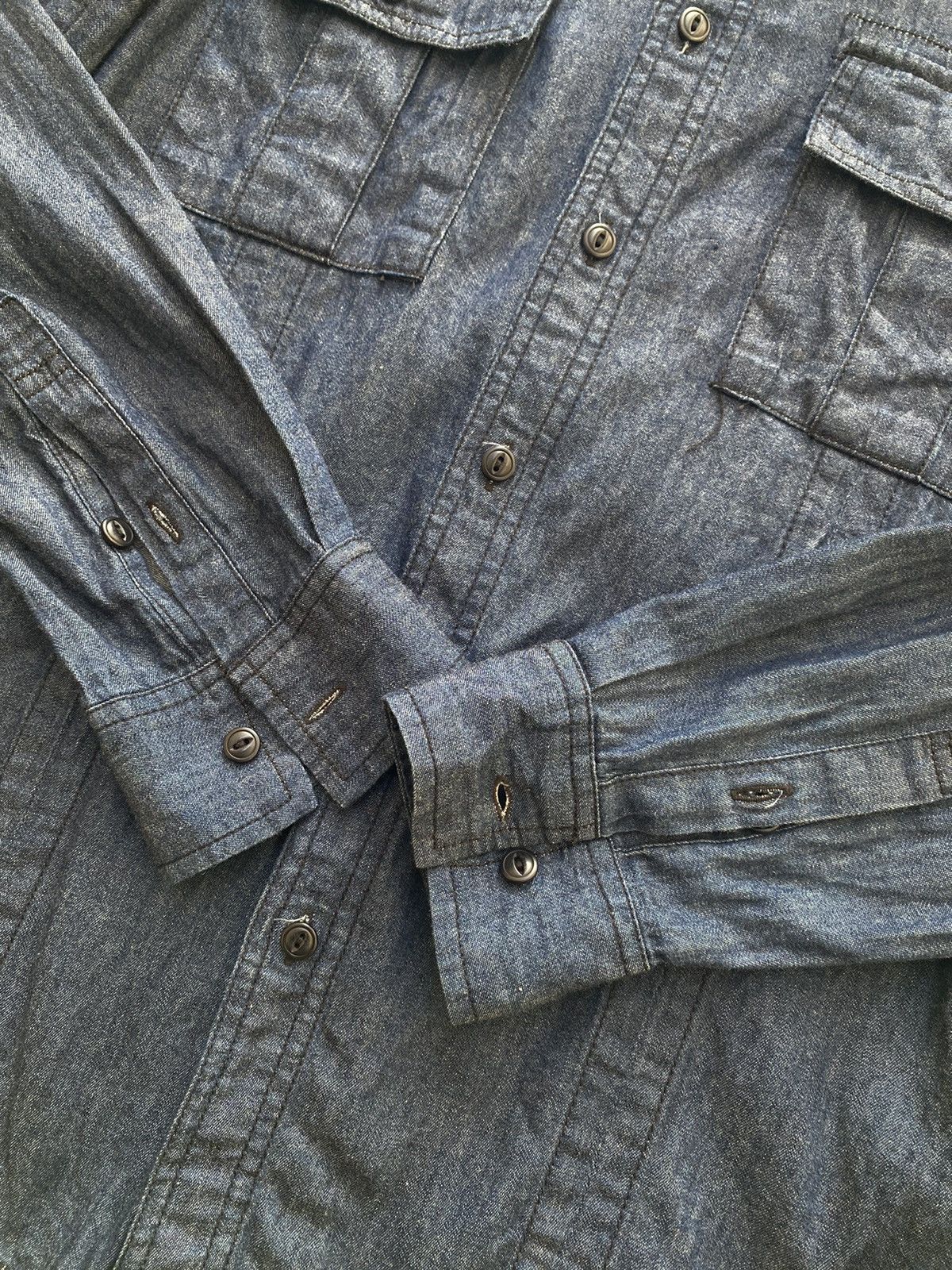 ABAHOUSE ABAHOUSE Denim Shirts Size US M / EU 48-50 / 2 - 8 Thumbnail
