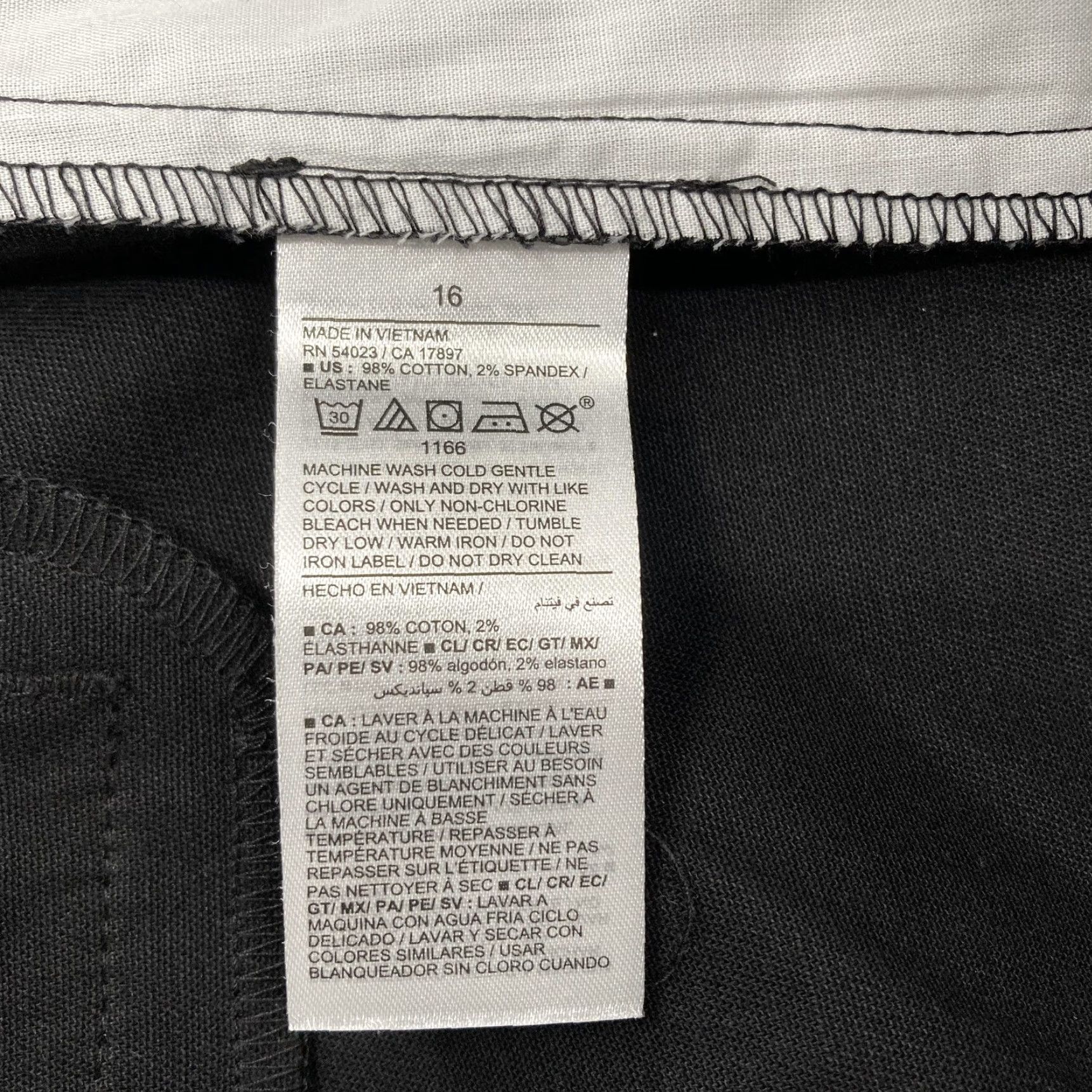 Old Navy Old Navy Pants Womens 16 Black High Rise Flare Adjustable Waist Stretch Preppy Size 38" / US 16 / IT 52 - 6 Thumbnail