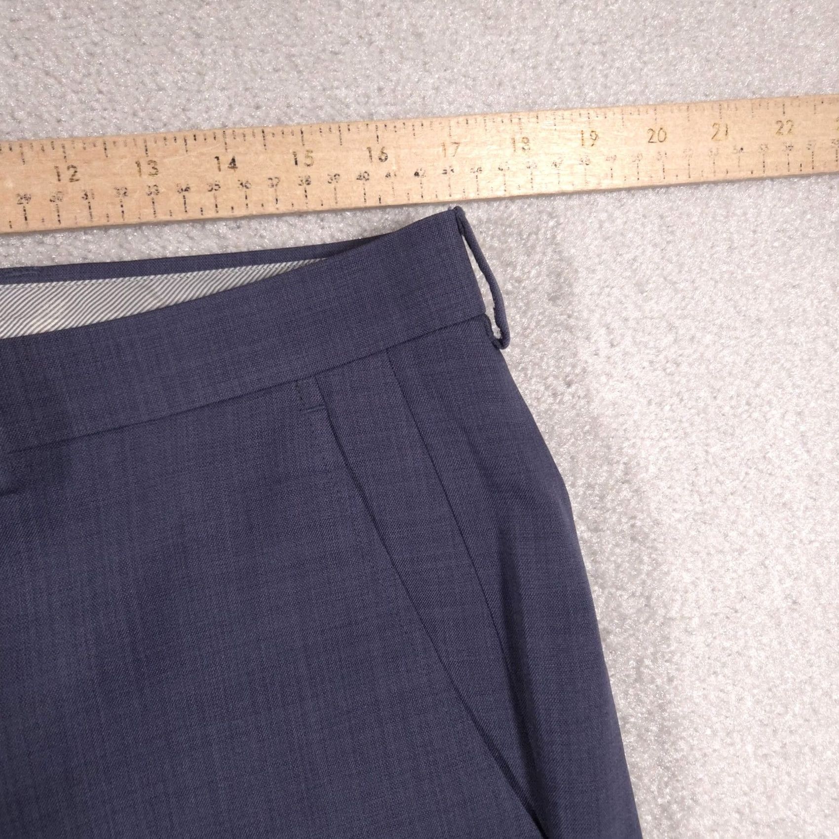 Michael Kors Michael Kors Dress Pants Mens 34x32 Blue Flat Front Stretch Slacks Business Size US 34 / EU 50 - 7 Thumbnail