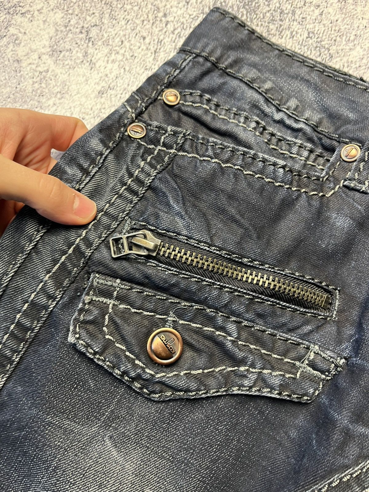 Japanese Brand 0Os VINTAGE Avant Garde Japanese Style Baggy Pants Y2K Size US 32 / EU 48 - 14 Thumbnail