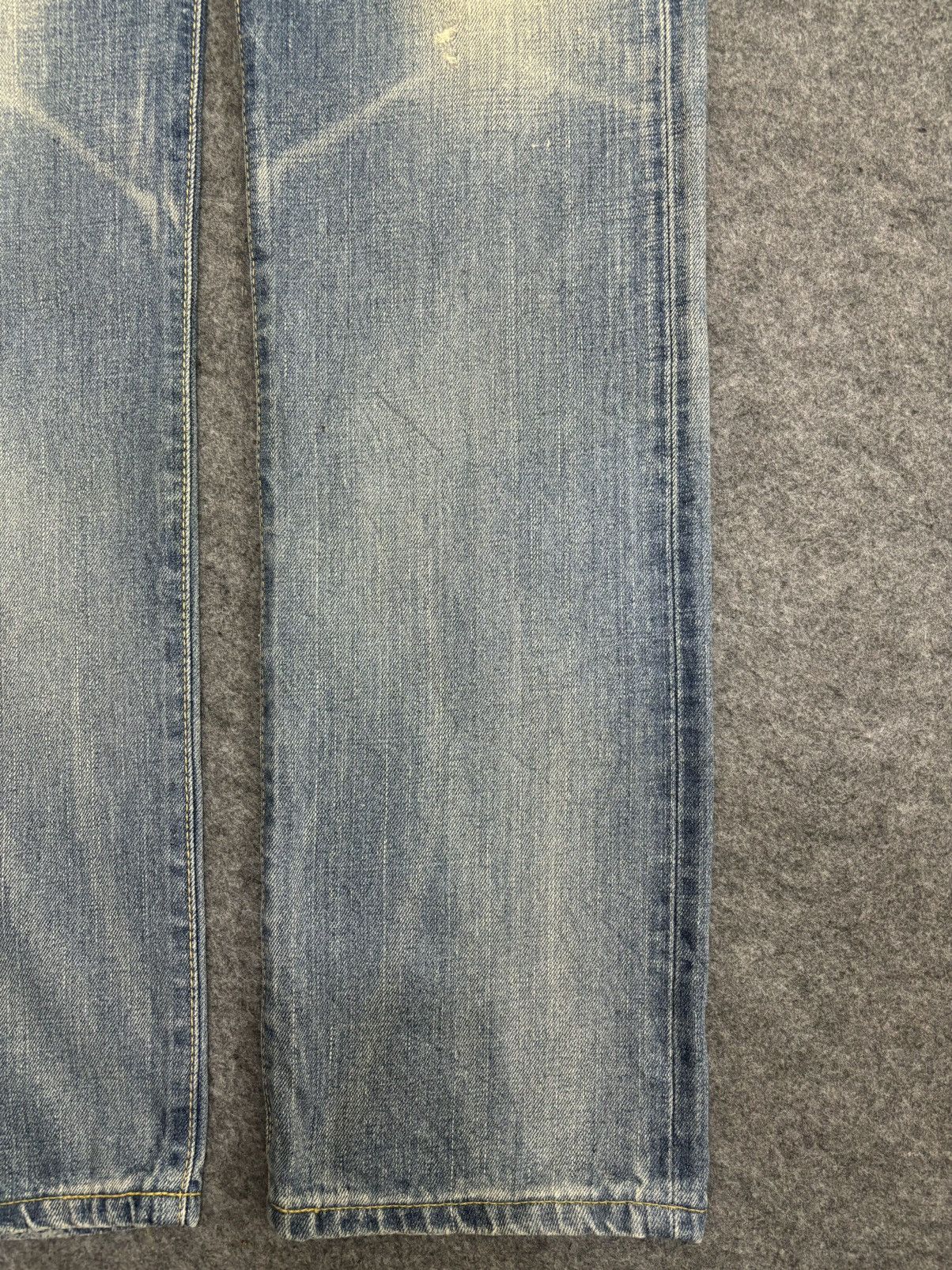 Edwin 💥Insane 90s Style💥Edwin 504ZX Slevedge Distressed Denim F538 Size US 31 - 8 Thumbnail