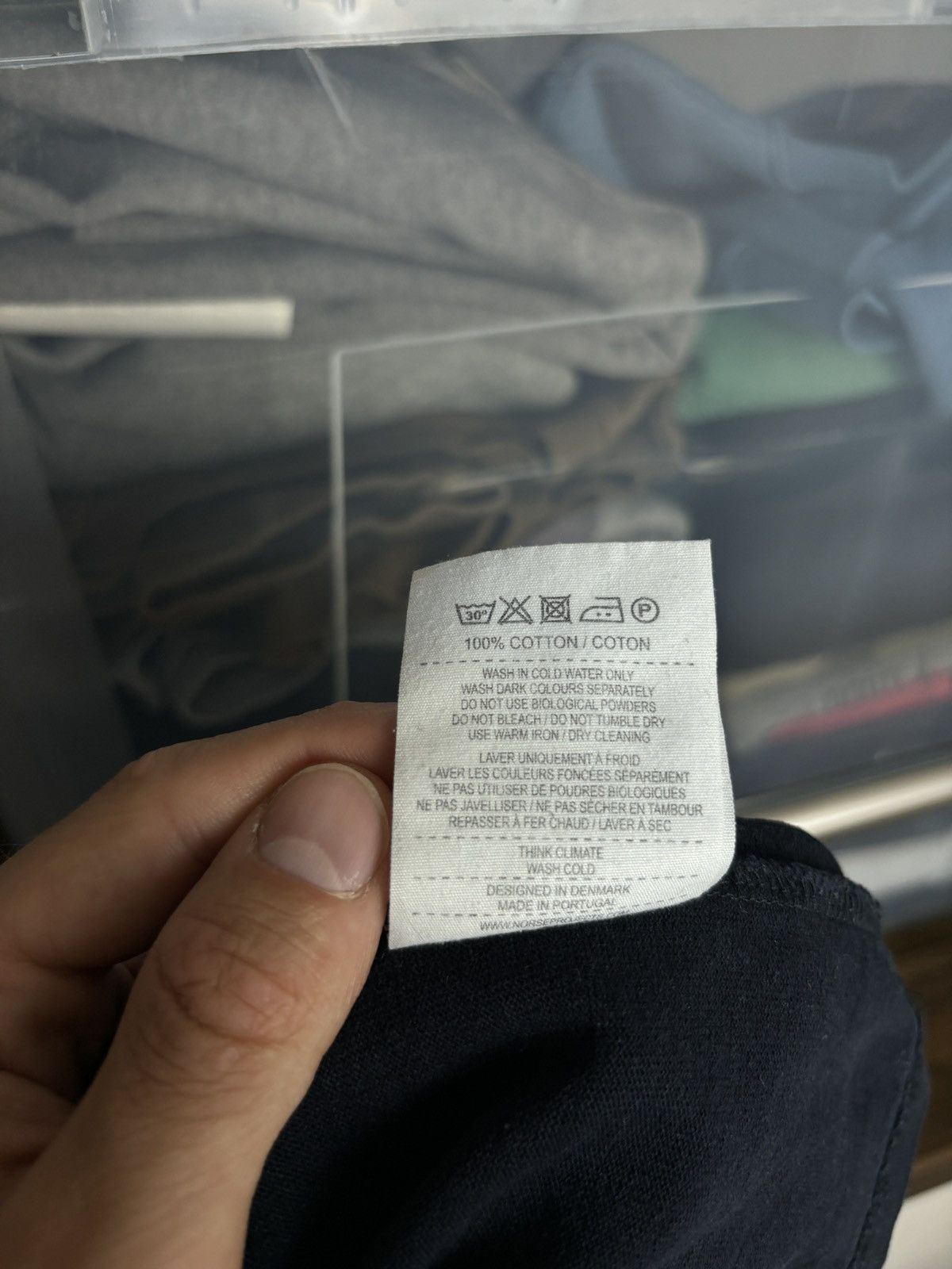 Norse Projects Norse Projects Dark Navy Johannes Pocket T-Shirt Size US L / EU 52-54 / 3 - 7 Thumbnail