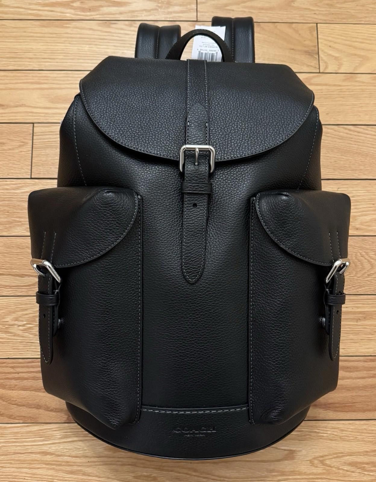 Coach NWT Coach Warner Laptop Black Leather Backpack $700!! MSRP Size ONE SIZE - 1 Thumbnail