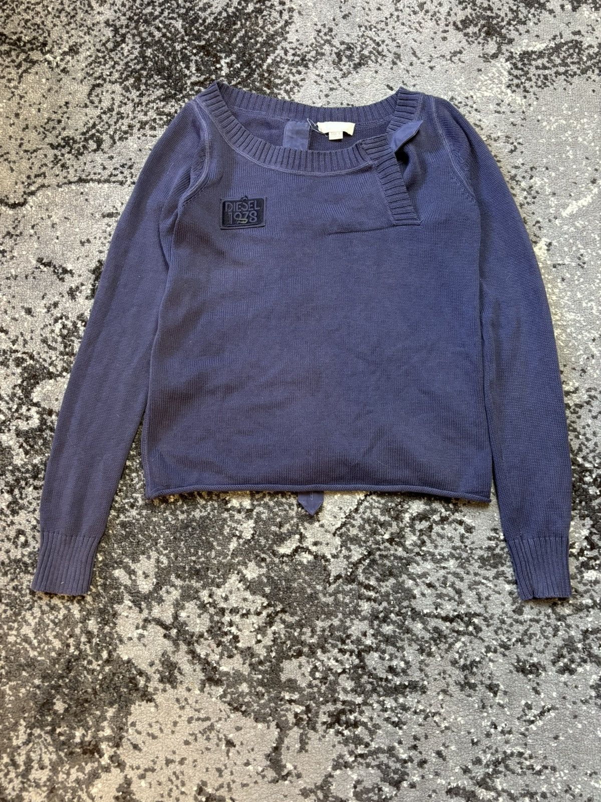 Diesel × Vintage Vintage Diesel Sweater Jumper 1978 logo Y2K Size S / US 4 / IT 40 - 1 Thumbnail