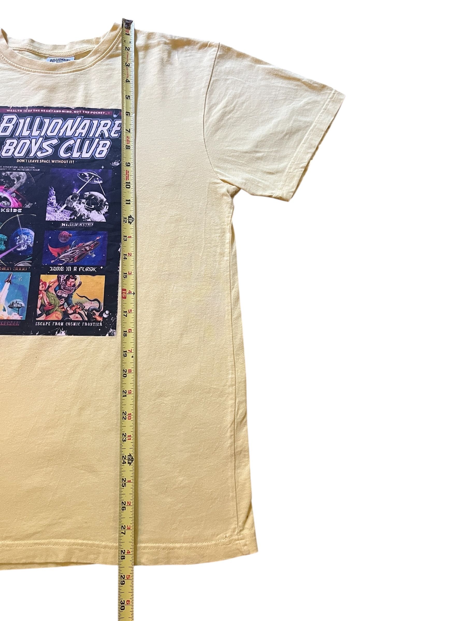 Billionaire Boys Club Billionaire Boys Club Space Comic Tee Cream Medium Vintage Size US M / EU 48-50 / 2 - 3 Thumbnail