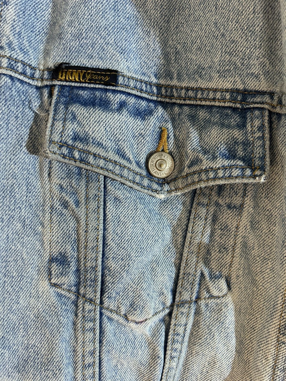 DKNY × Vintage DKNY Jean jacket Size US L / EU 52-54 / 3 - 3 Thumbnail