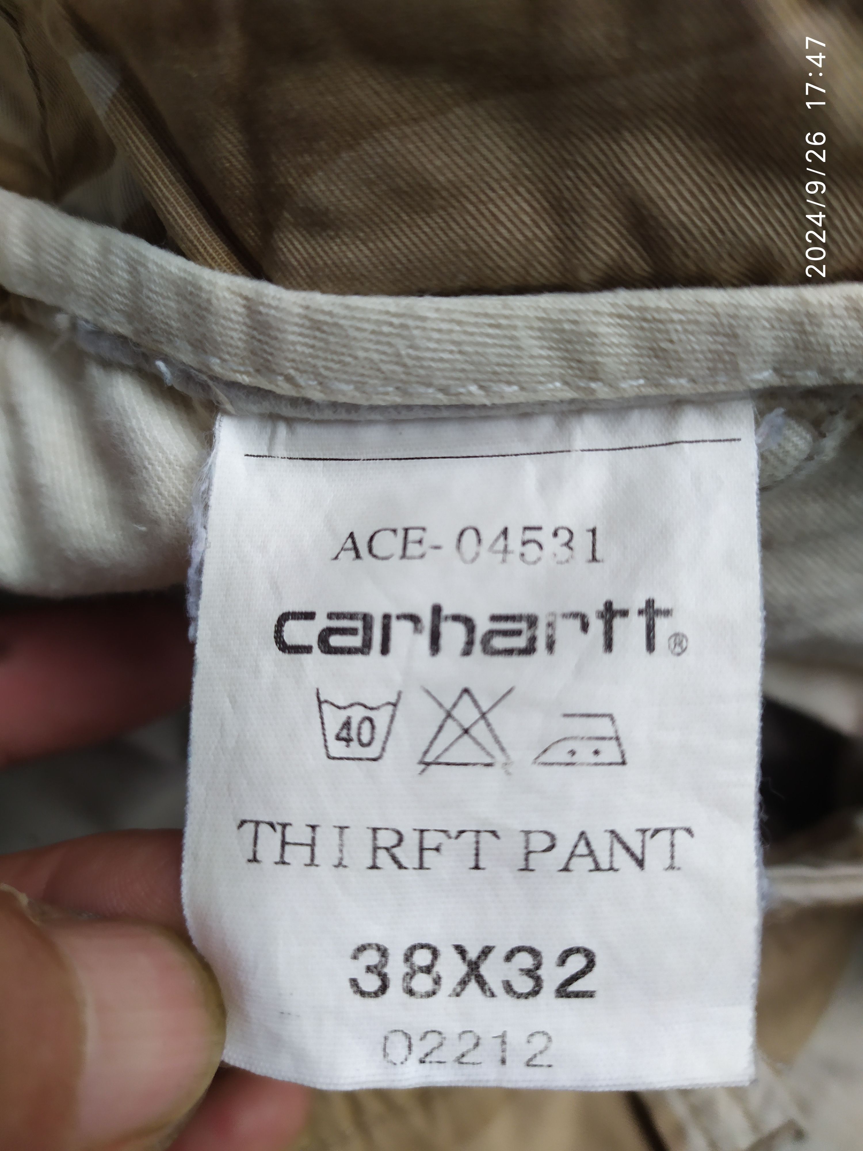 Carhartt × Vintage Carhartt distressed camo cargo pants Size US 38 / EU 54 - 10 Thumbnail
