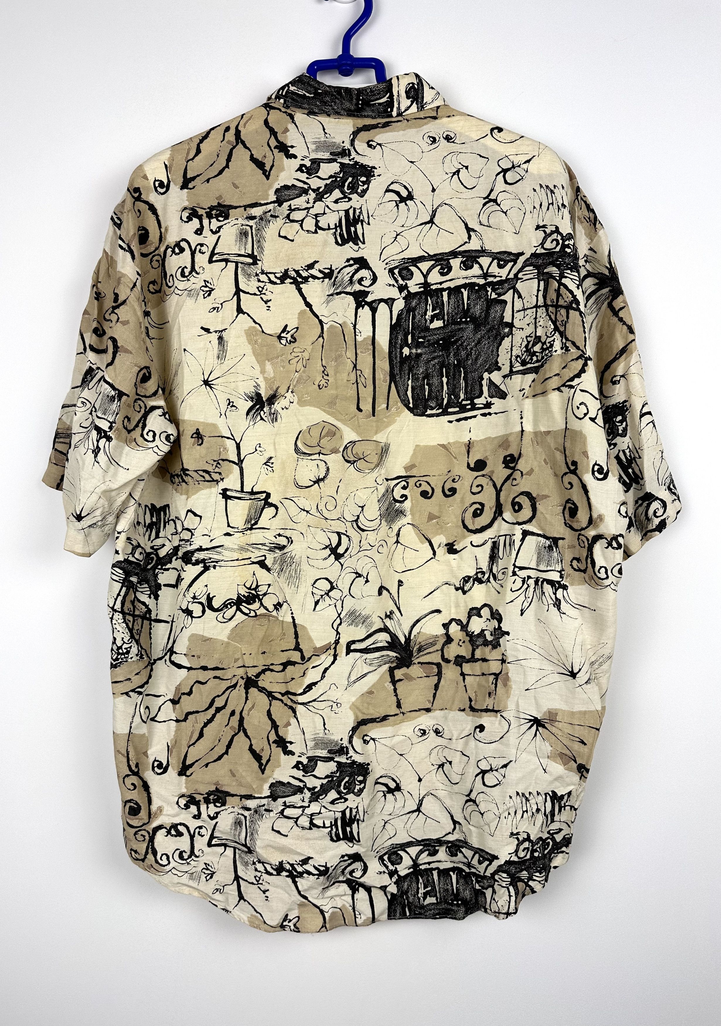 Vintage Vintage Hawaiian shirt retro 90s y2k summer linen Italy Size US XL / EU 56 / 4 - 8 Thumbnail