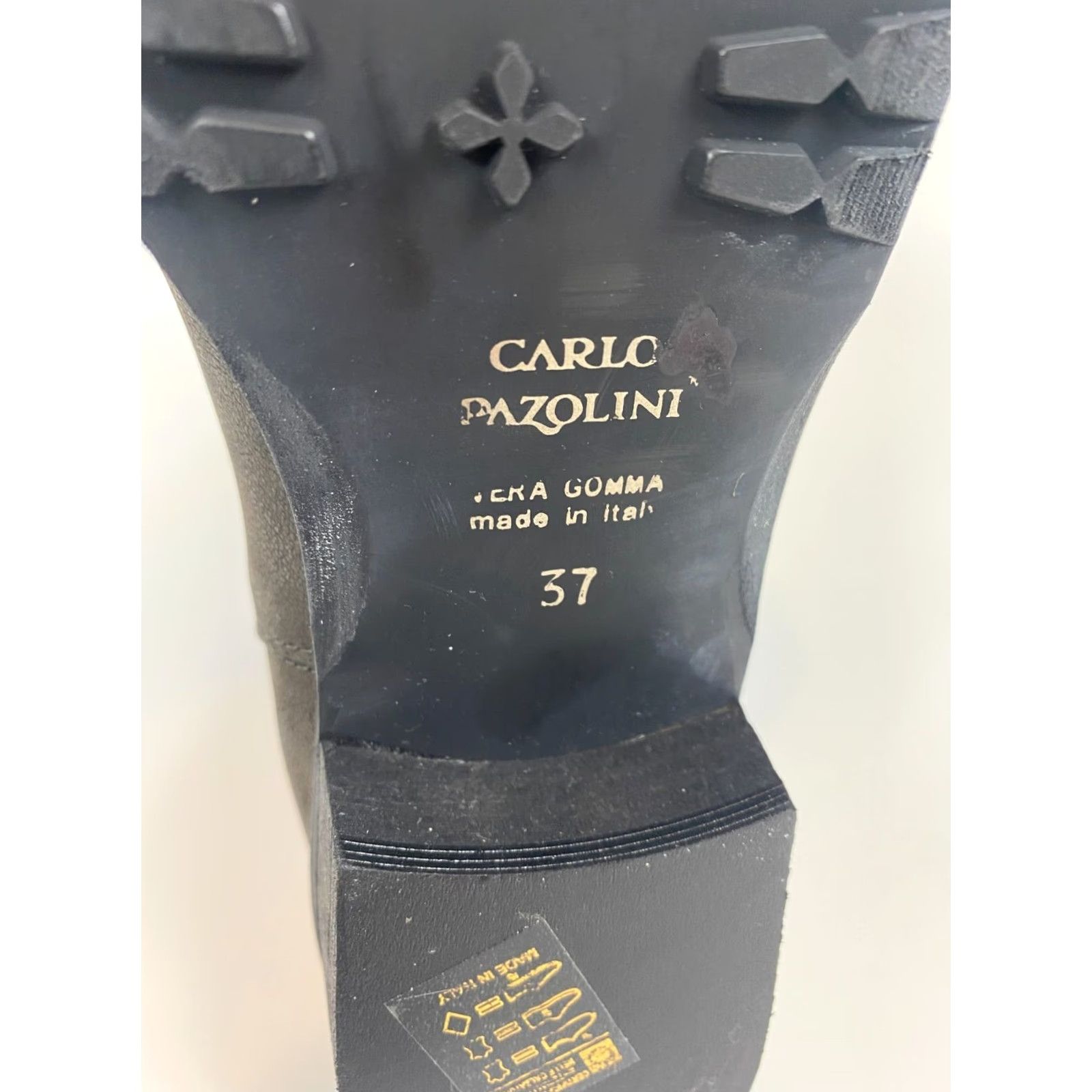 Vintage Carlo Pazolini Vera Gomma Leather Boots Women US 6.5 EU 37 Gray Leather Bootie NWOB Vintage? Size US 7 / IT 37 - 6 Thumbnail