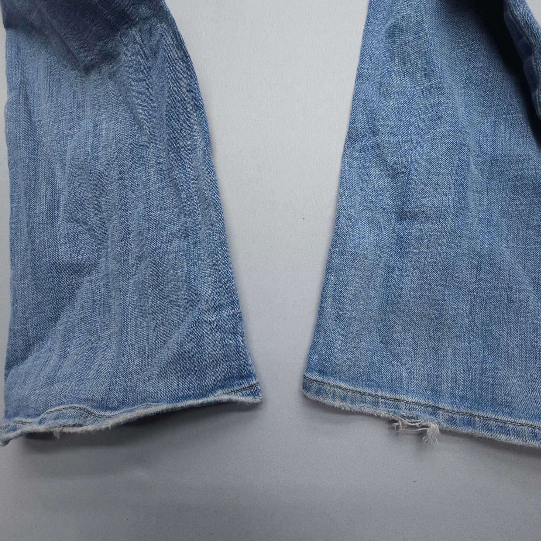 Vintage VIGOSS Vintage Low Rise Button Fly Jeans Women 29 Blue Bootcut 90s Bohemian American Western 5-Pocket Denim jeans Size 29" - 5 Thumbnail