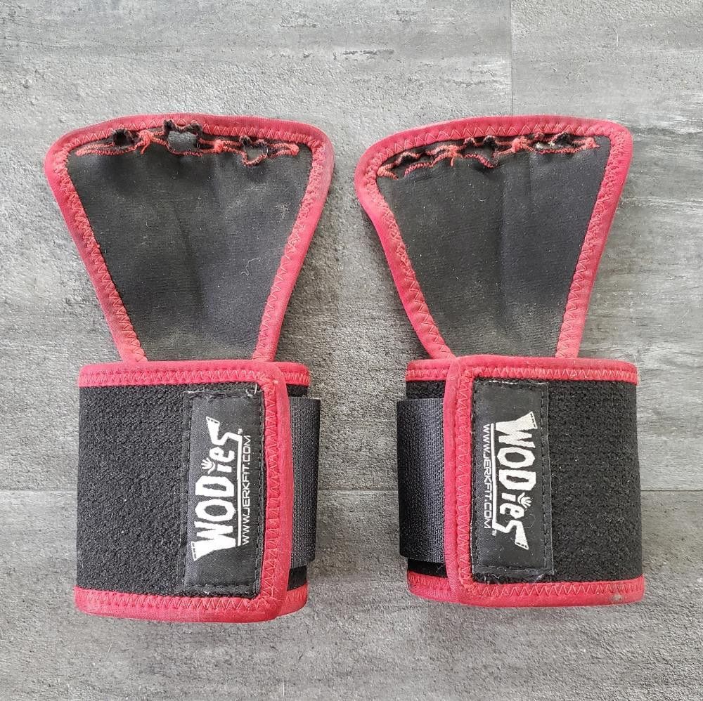 Designer Black Red WODies Grip | Boxing Wrap Bundle Size ONE SIZE - 2 Thumbnail