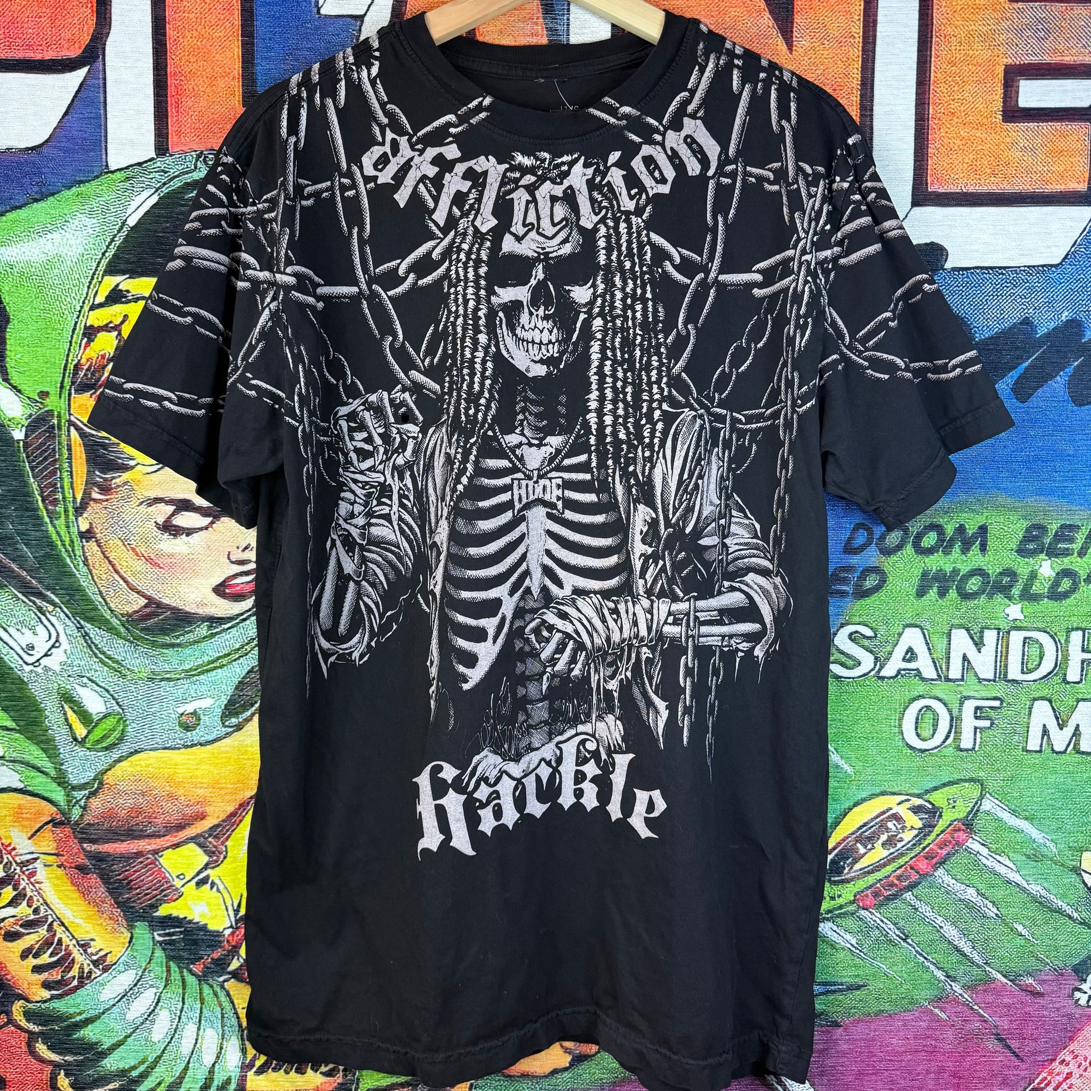 Affliction Affliction/Haunted Mound “Hackle down on em” Tee Size Large Size US L / EU 52-54 / 3 - 1 Thumbnail