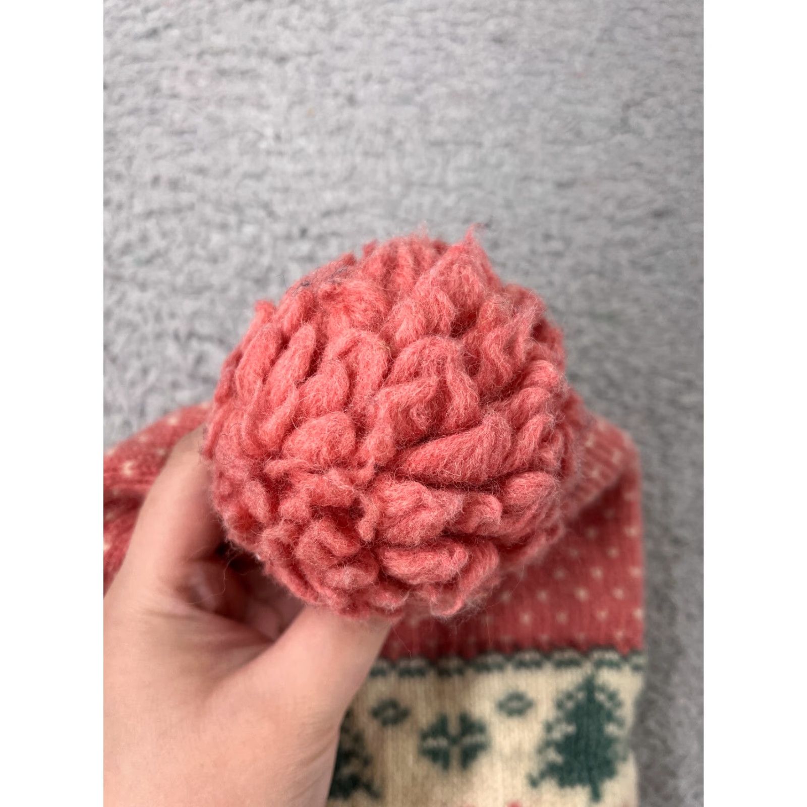 Pinko Green Mountain Knitters Beanie Pink Wool Hat Adult Women Size ONE SIZE - 3 Thumbnail