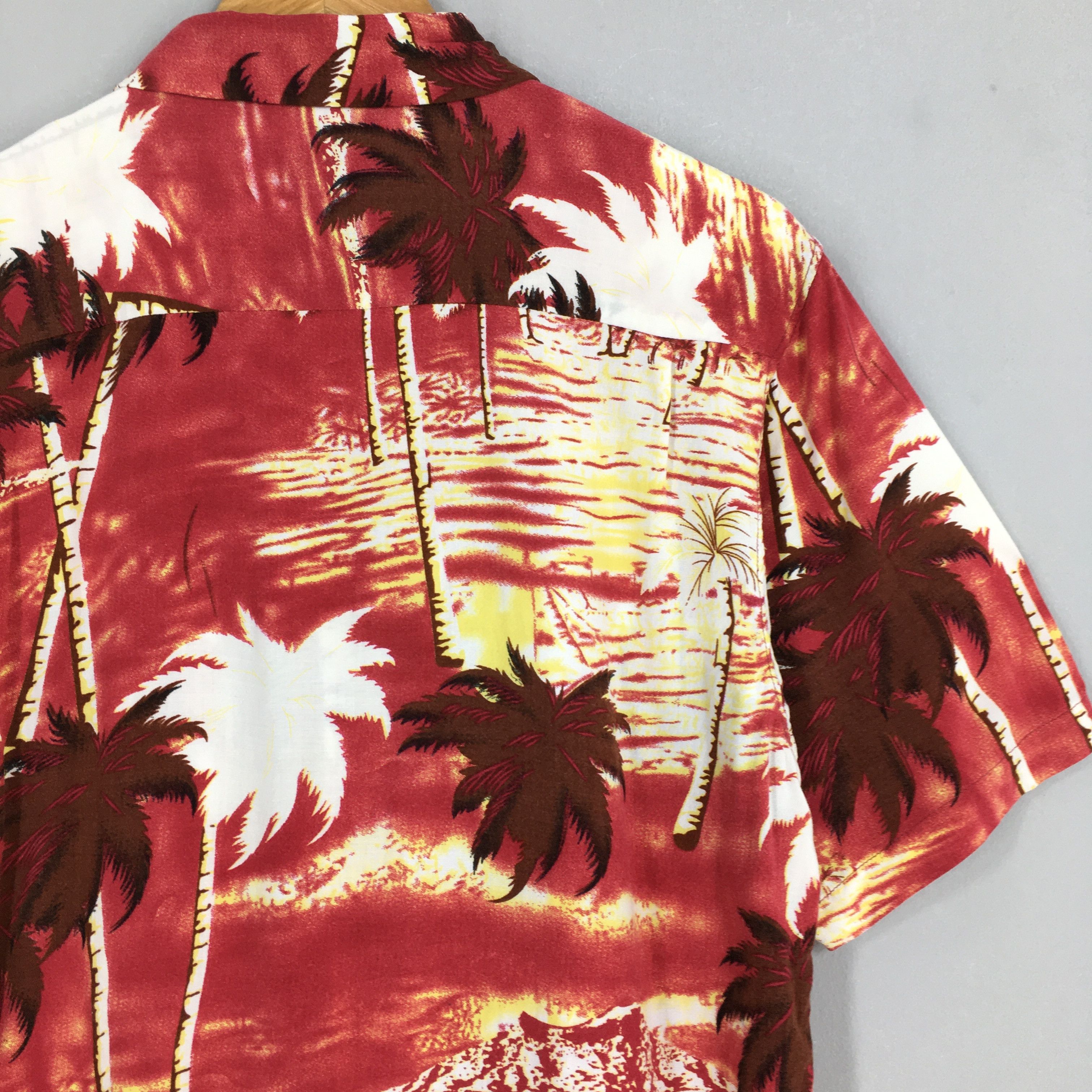 Other Vintage 1980s Hawaiian Aloha Coconut Tree Shirt Large Size US L / EU 52-54 / 3 - 8 Thumbnail