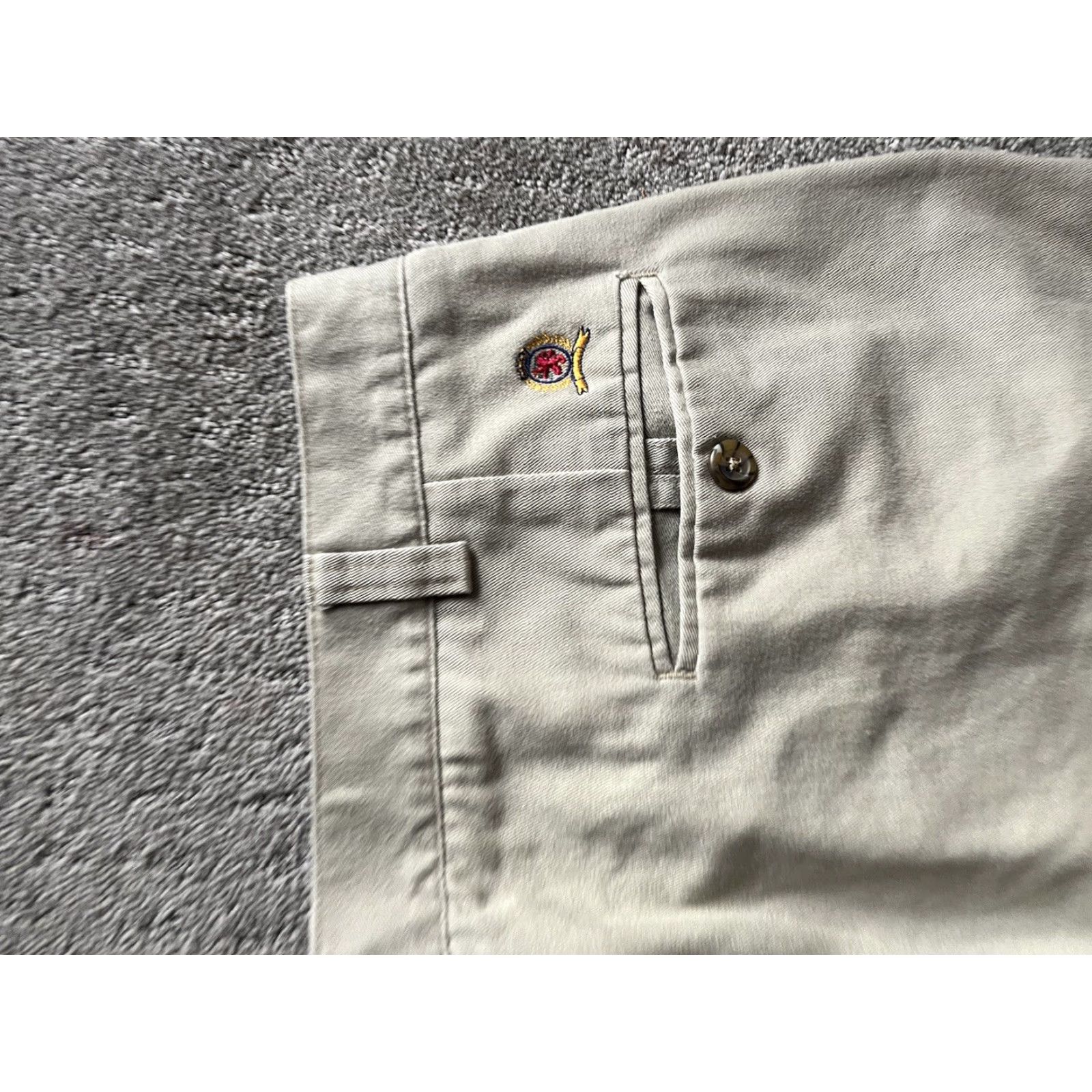 Tommy Hilfiger Tommy Hilfiger Mens Dress Pants Straight Leg Pleated Front Beige 38x30 Size 38 Regular N/A Size US 38 / EU 54 - 5 Thumbnail