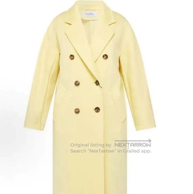 Max Mara MaxMara Spring Autumn Yellow Cotton Long Coat . Size M / US 6-8 / IT 42-44 - 8 Thumbnail