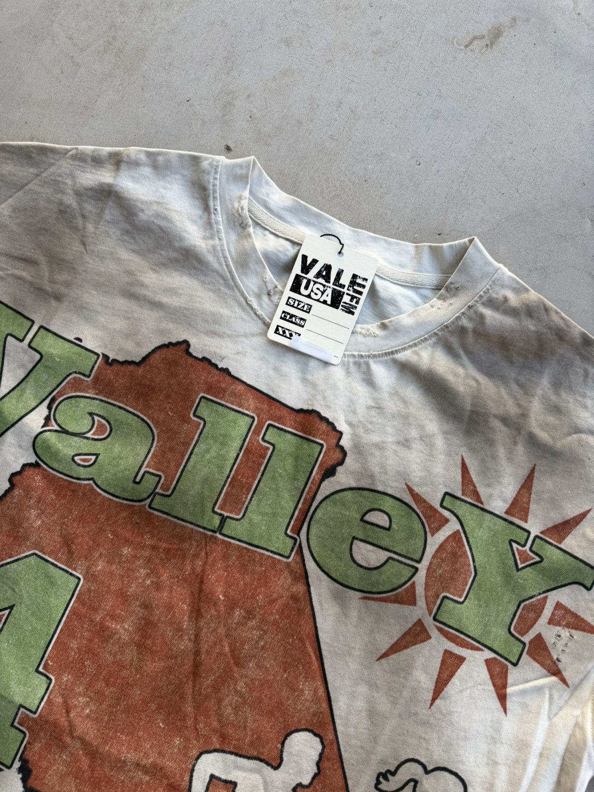 Vale Vale Forever Running Club Cream Dyed Tee – Brand New Large Size US L / EU 52-54 / 3 - 5 Thumbnail