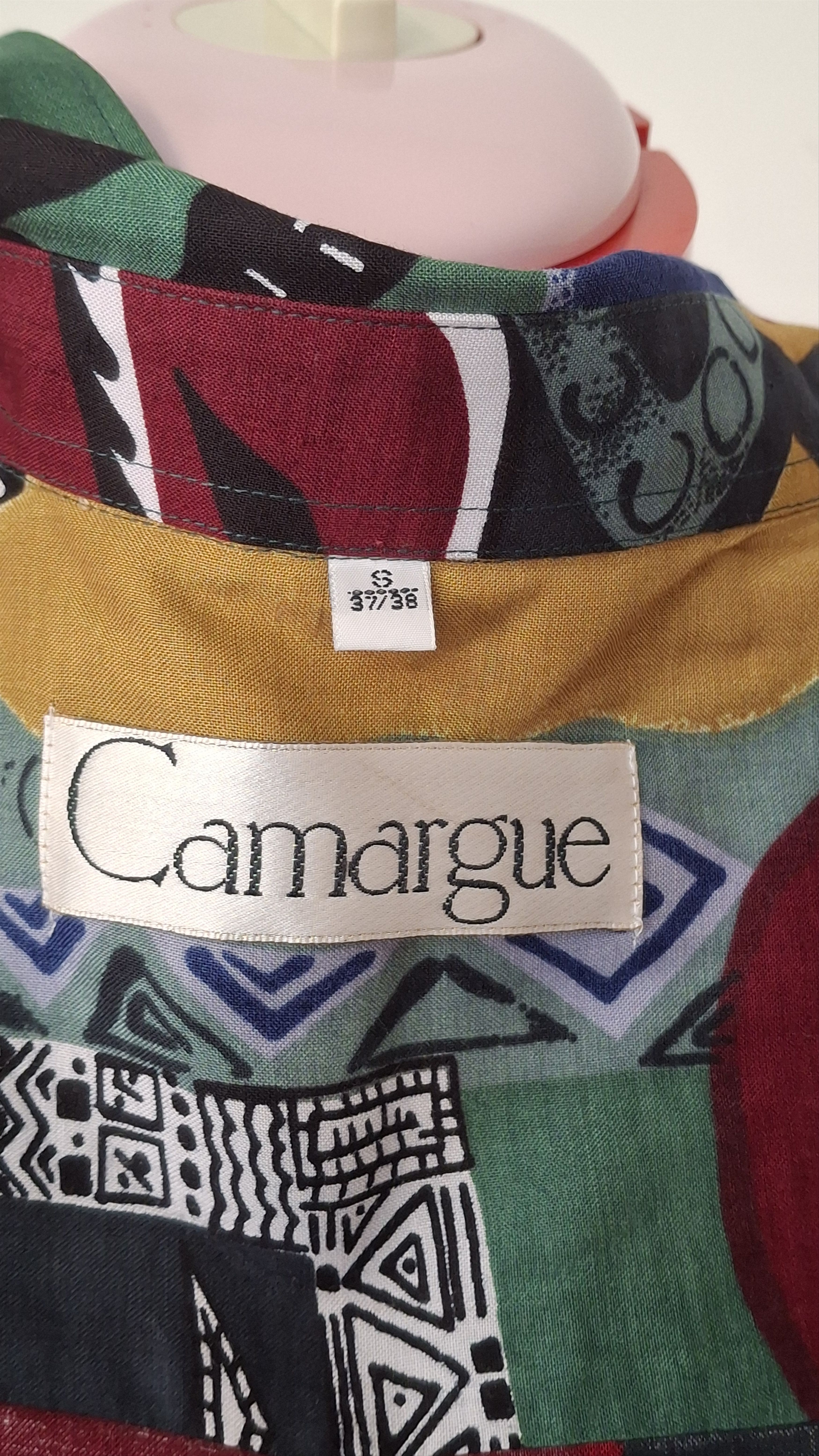Vintage Vintage Camargue Viscose Pattern Shirt Size M NOS Size 38S - 8 Thumbnail