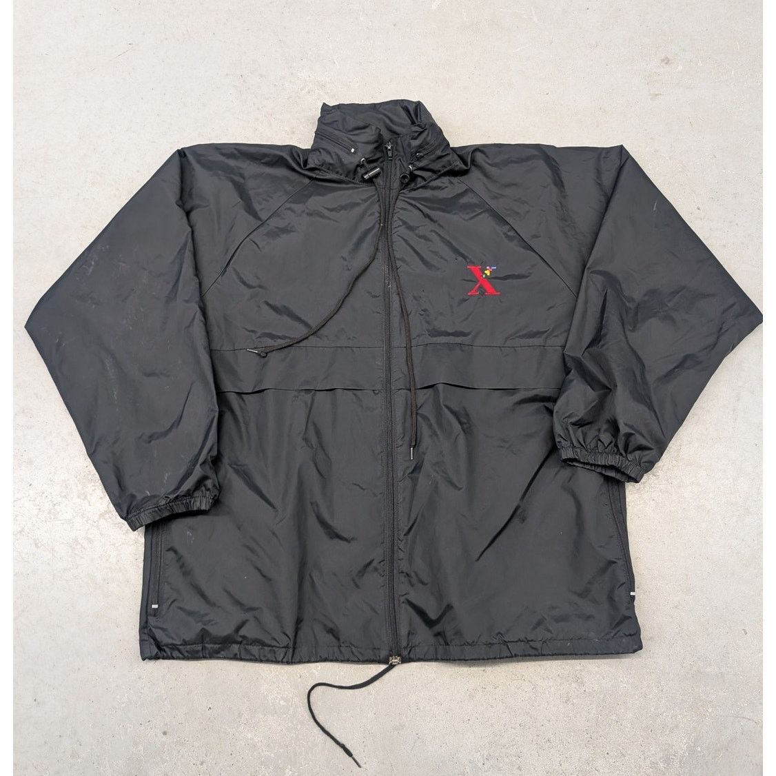 Microsoft × Vintage Vintage Xerox The Document Company Black windbreaker jacket Size US L / EU 52-54 / 3 - 1 Thumbnail