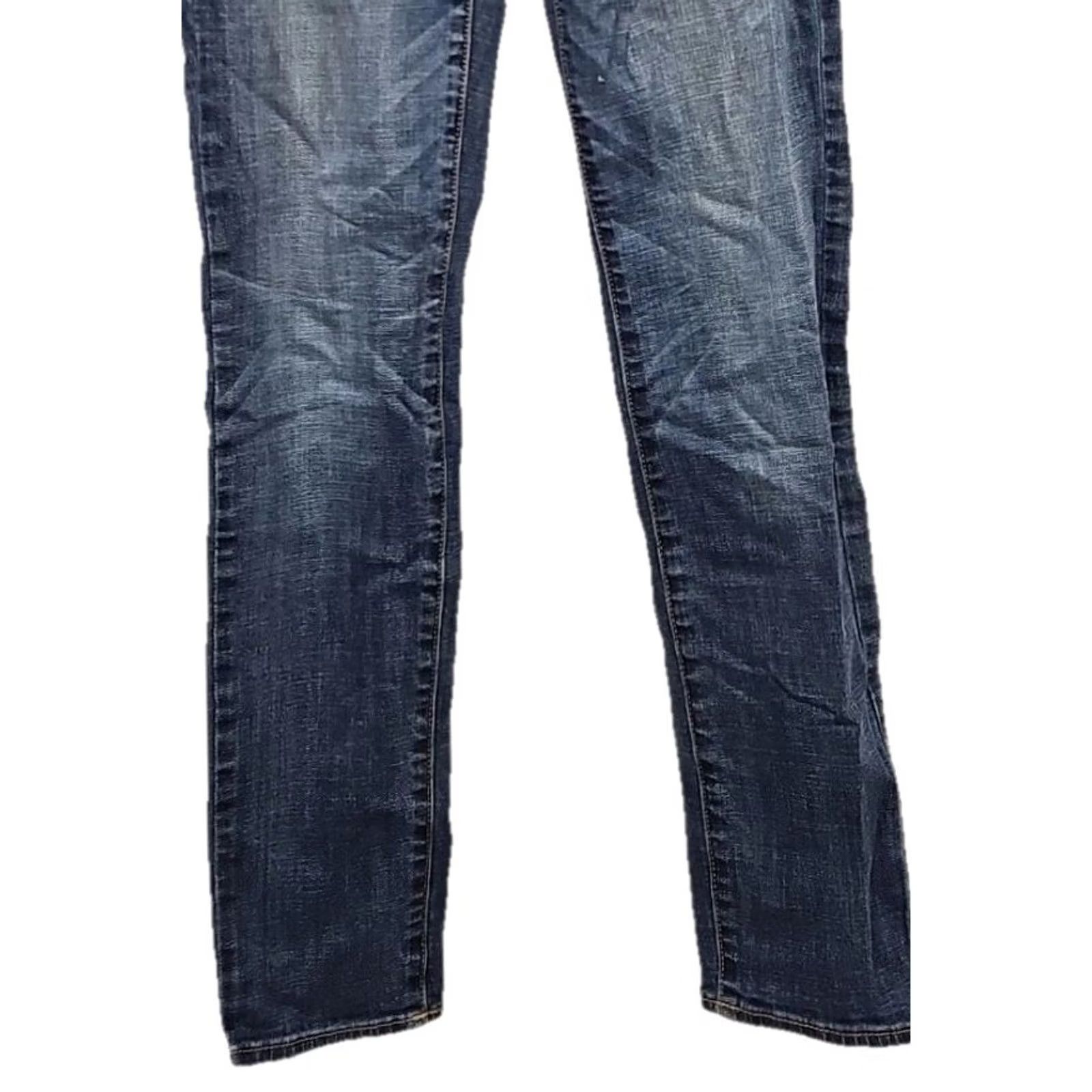 American Eagle Outfitters American Eagle Outfitters Skinny Jeans Women’s Size 2 Blue Denim Mid Rise Stretch Regular Inseam 27 Size 42" / US 20 - 3 Thumbnail