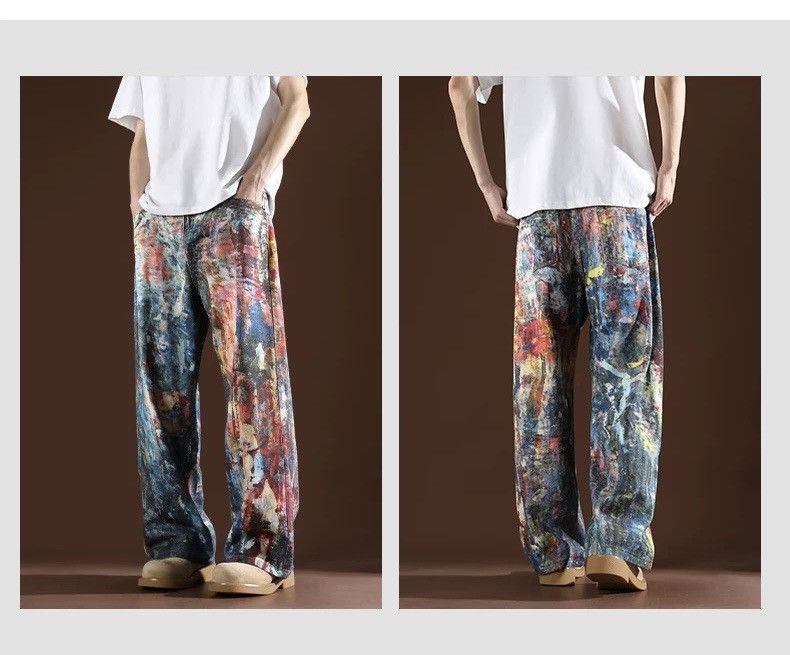 Other Graffiti Oil-Painting Style Denim Size US 32 / EU 48 - 8 Thumbnail