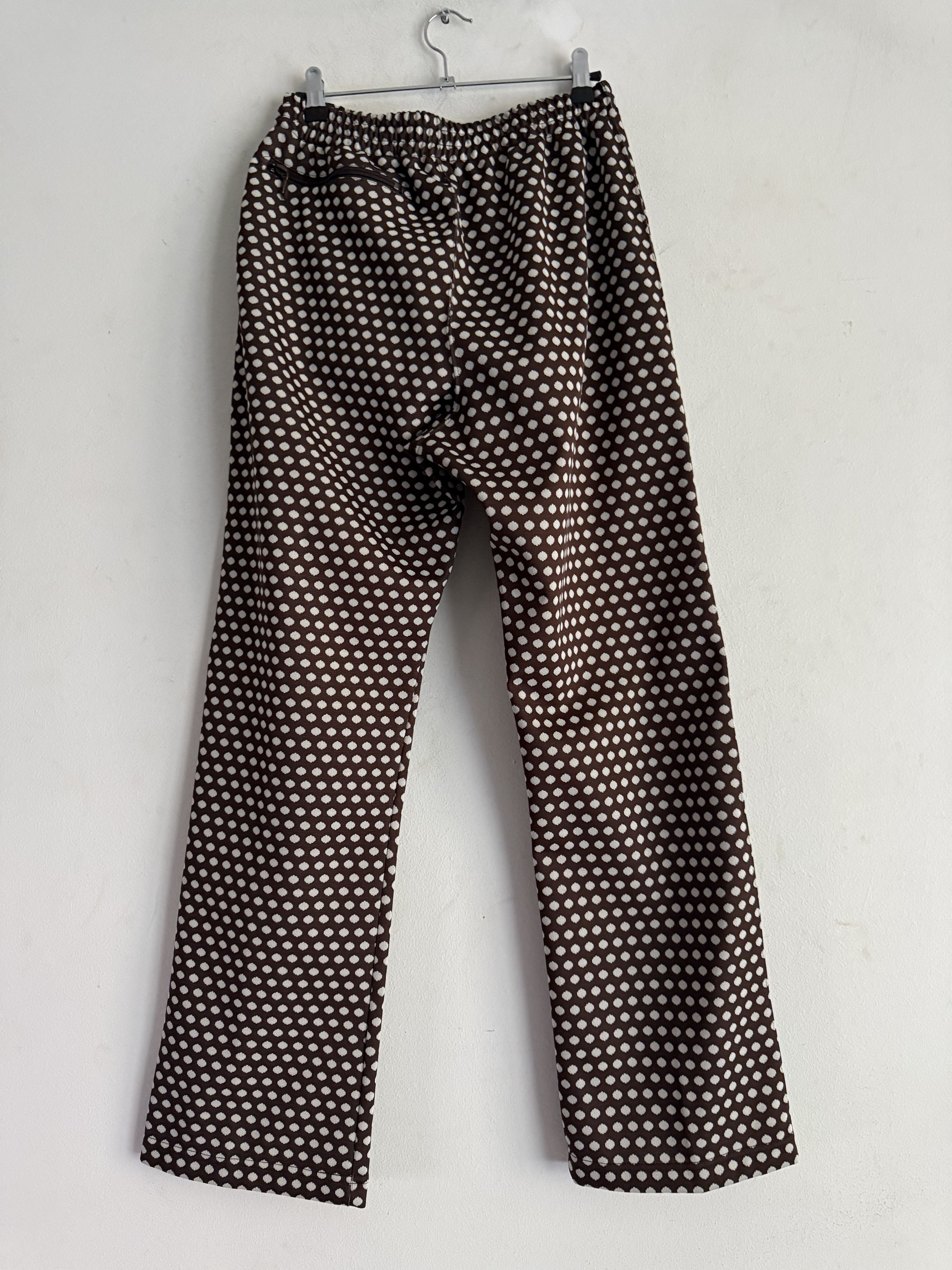 Needles Brown Jacquard Polka Dot Track Pants Size US 30 / EU 46 - 8 Thumbnail