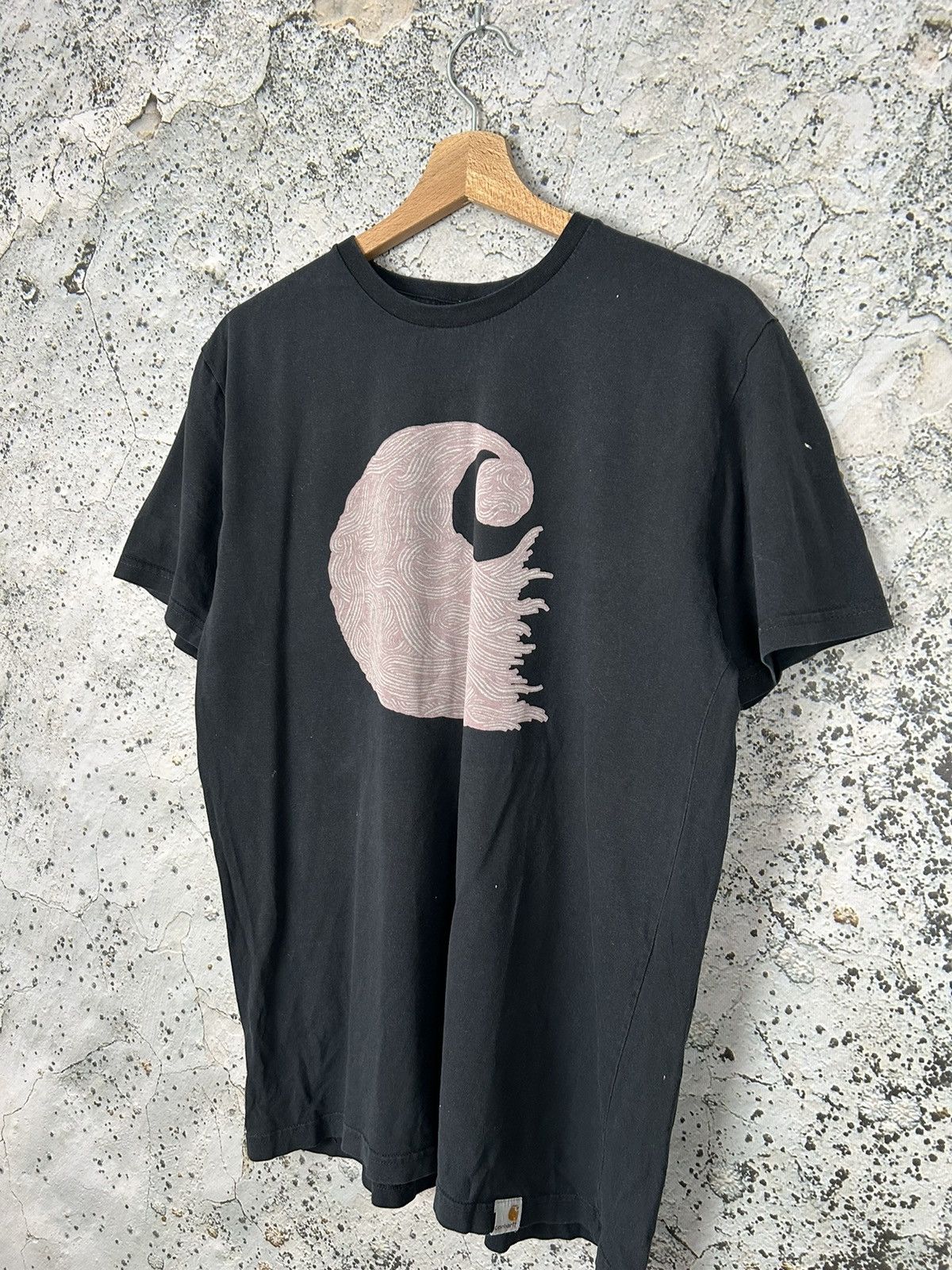 Carhartt Carhartt Big Logo Tee Streetwear Workwear Vintage Size US M / EU 48-50 / 2 - 2 Thumbnail
