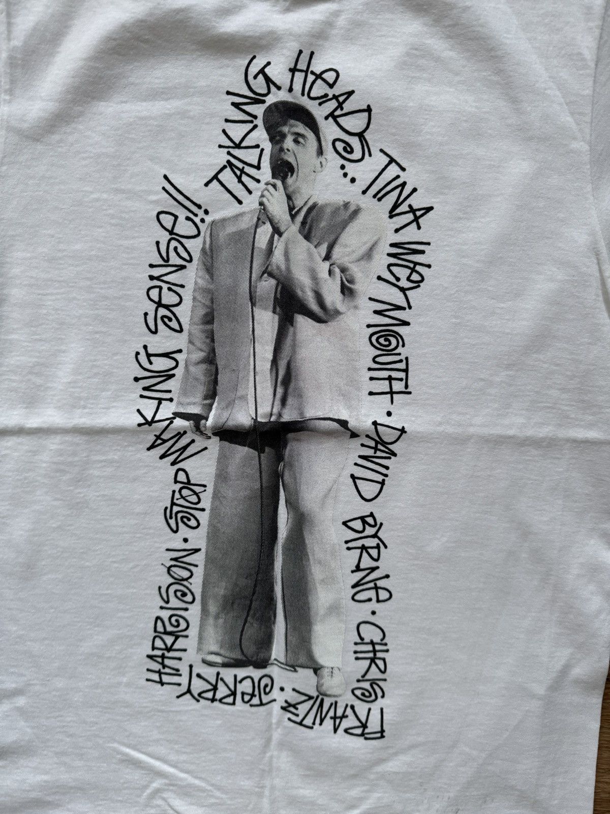 Stussy Talking Heads White T-Shirt Size US S / EU 44-46 / 1 - 3 Thumbnail