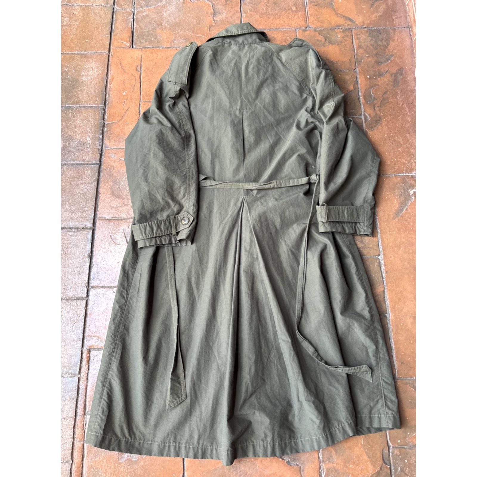 Rains VINTAGE Carol Cohen Drizzle Trench Rain Overcoat Womens 40 Green Size S / US 4 / IT 40 - 2 Thumbnail