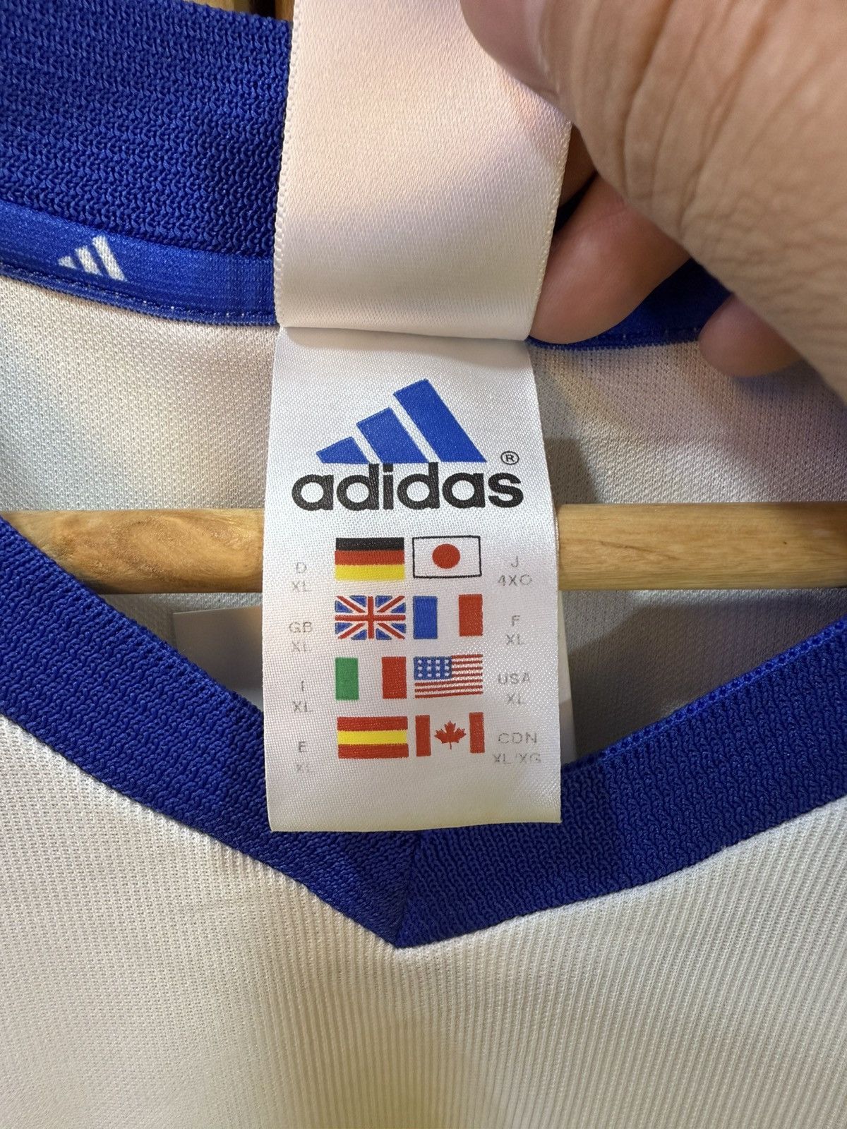 Adidas FRANCE 02/03 AWAY Size US XL / EU 56 / 4 - 3 Thumbnail