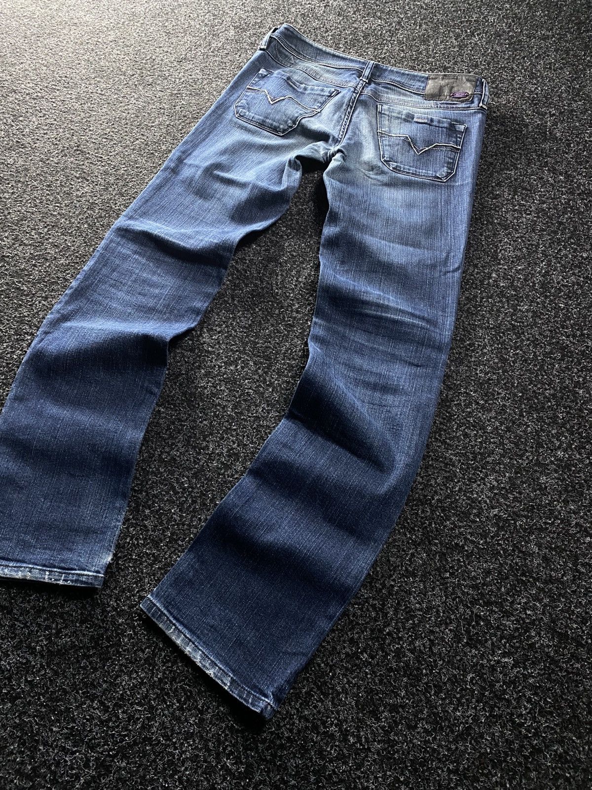Diesel × If Six Was Nine × Vintage Vintage Y2K Diesel Industry Jeans baggy denim pants Size 26" / US 2 / IT 38 - 12 Thumbnail