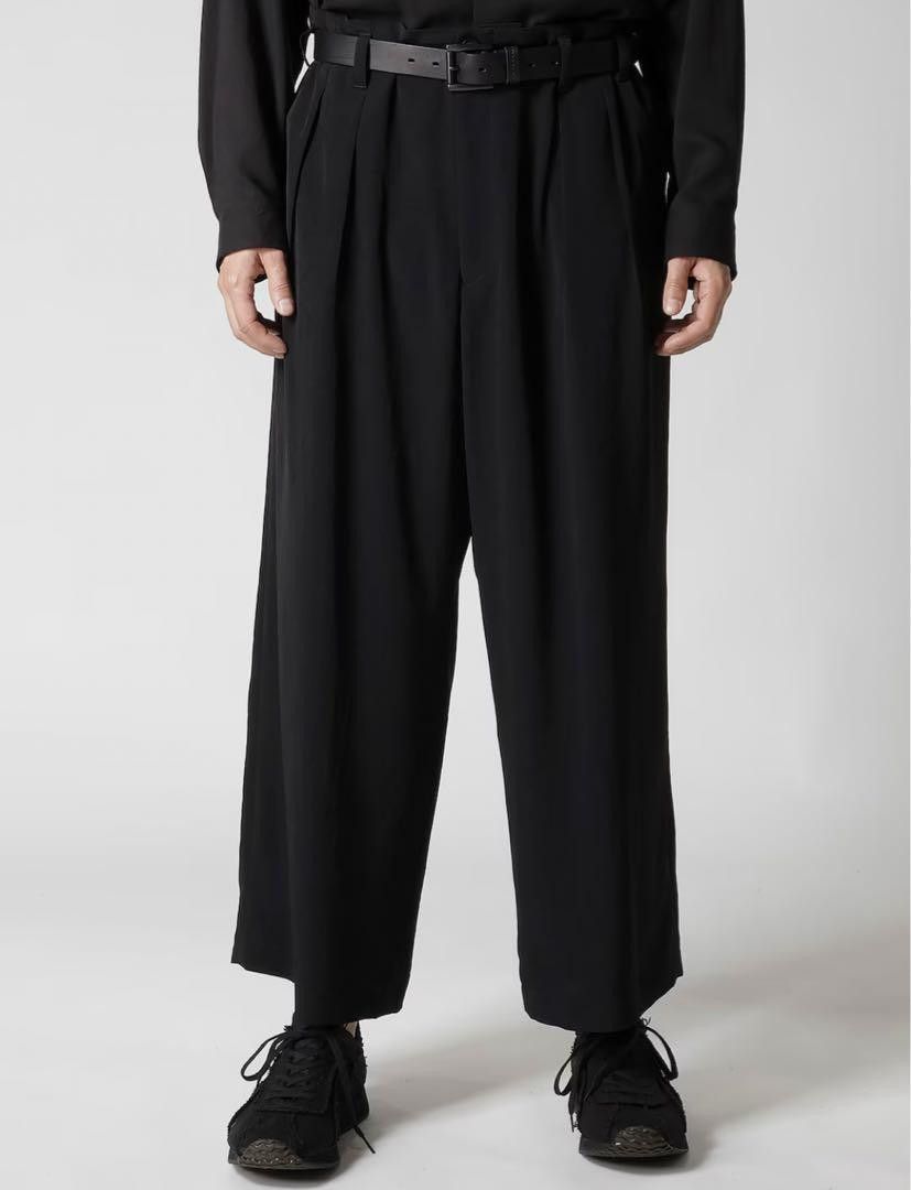 Yohji Yamamoto POUR HOMME 25ss TA TUXEDO SEAM POCKET PANTS Size US 37 - 1 Thumbnail