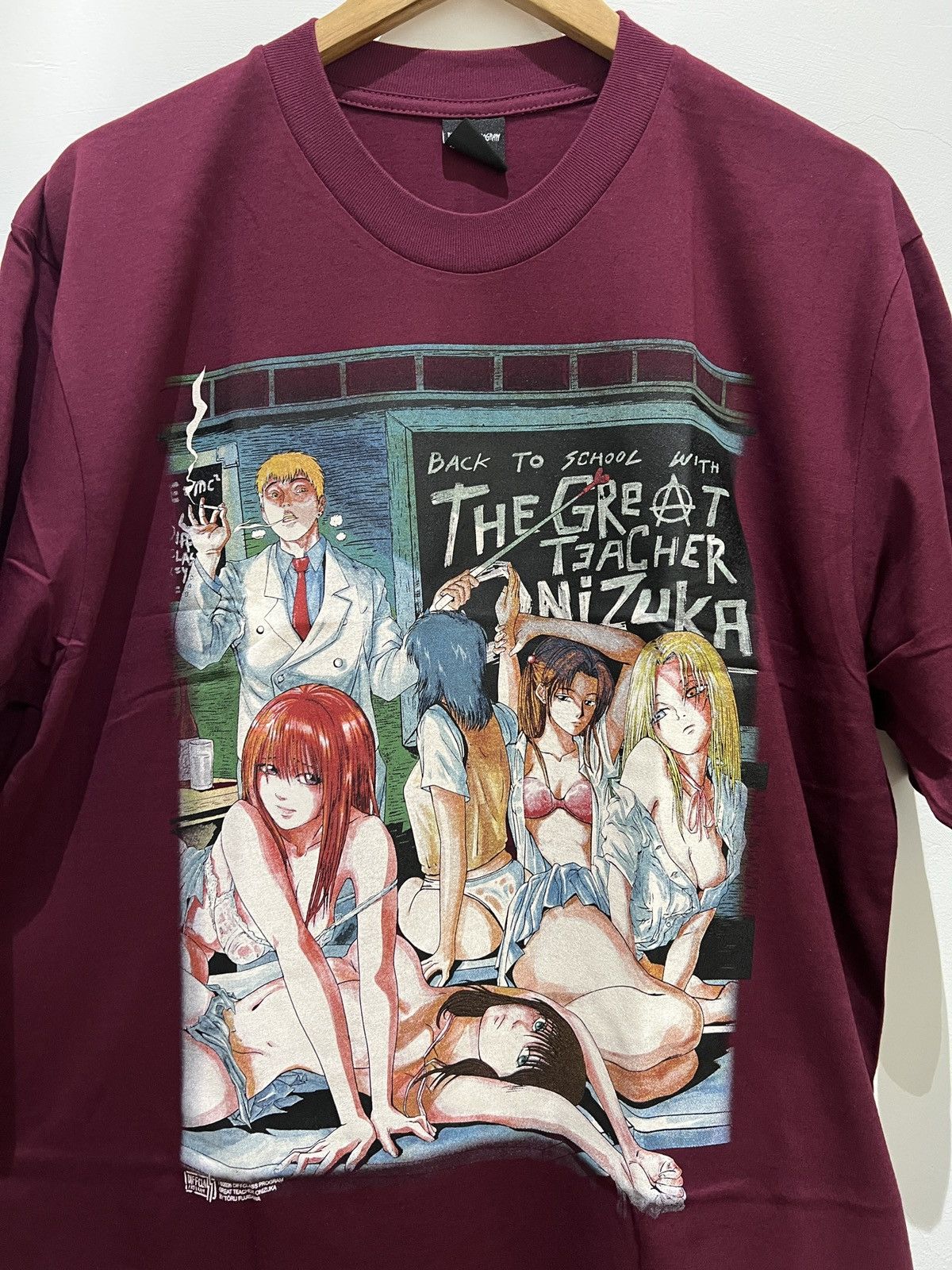 Anime Great Teacher Onizuka Anime Rare hentai otaku tee Size US XL / EU 56 / 4 - 5 Thumbnail