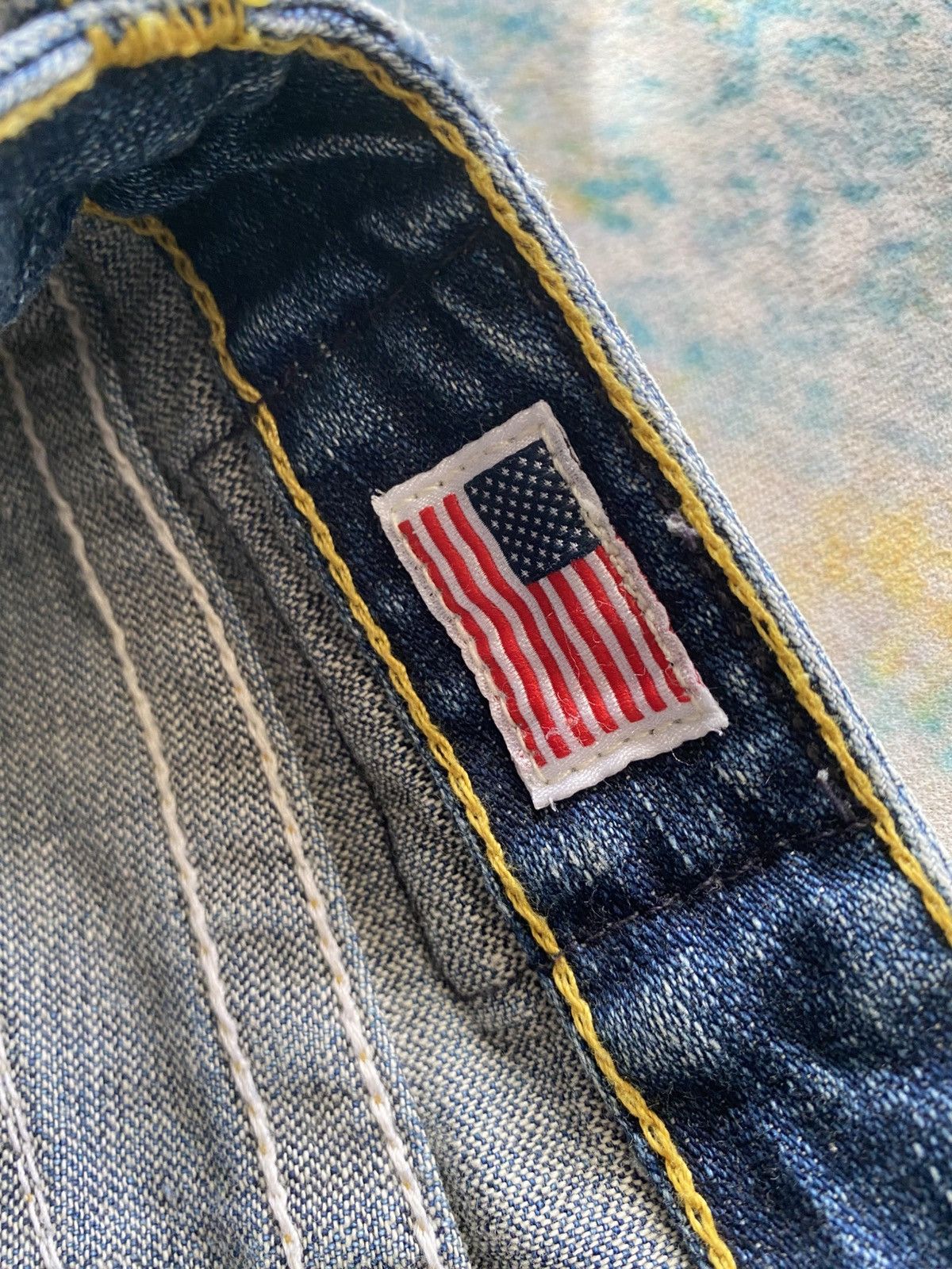 True Religion True Religion Distressed Denim Jeans – Blue Wash Size 28" / US 6 / IT 42 - 6 Thumbnail