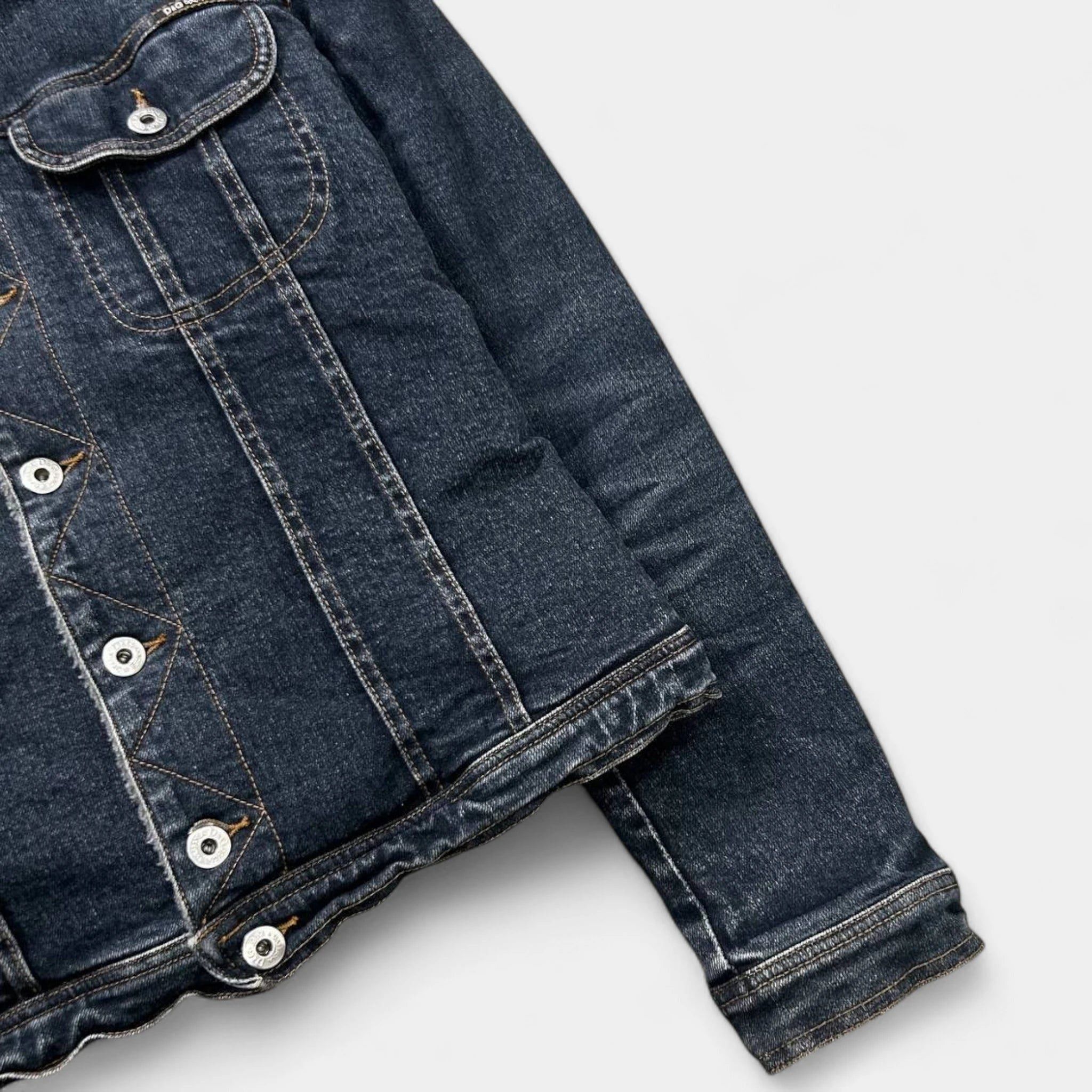 Dolce & Gabbana Dolce & Gabbana Denim Quilted Jacket Size US L / EU 52-54 / 3 - 2 Thumbnail