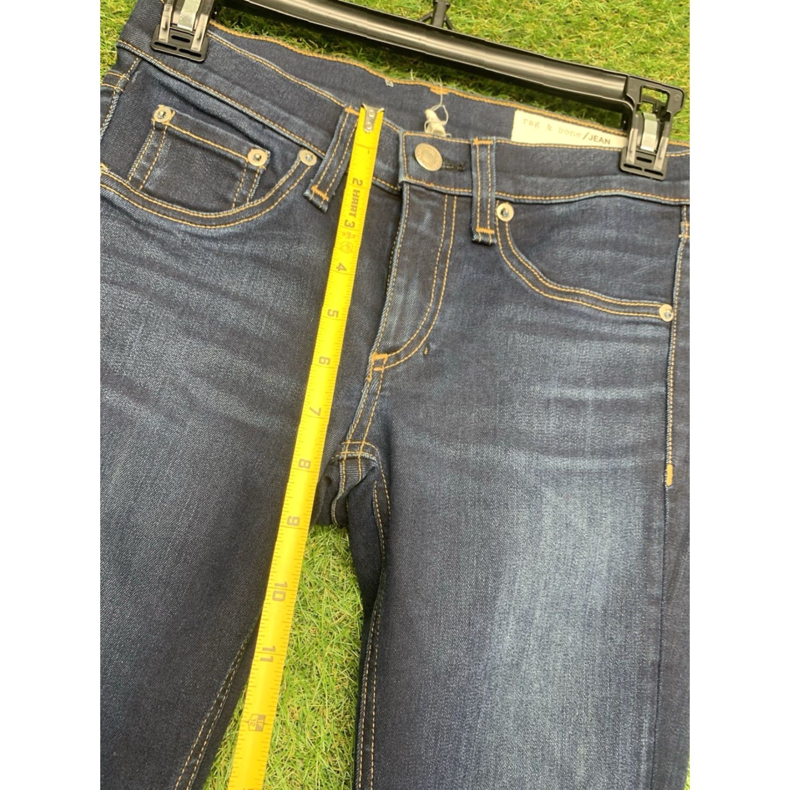 Rag & Bone rag & bone Jeans Womens 25 Blue Denim Mid Rise Skinny Casual Cotton Size 42" / US 20 - 6 Thumbnail