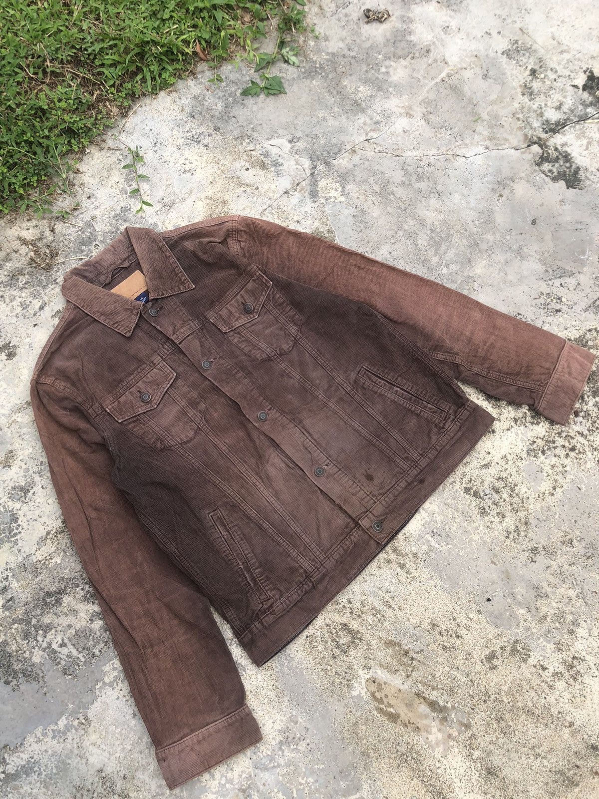 Japanese Brand Crazy Sunfaded Japanese Brands GAP Corduroy Jacket Size US L / EU 52-54 / 3 - 3 Thumbnail