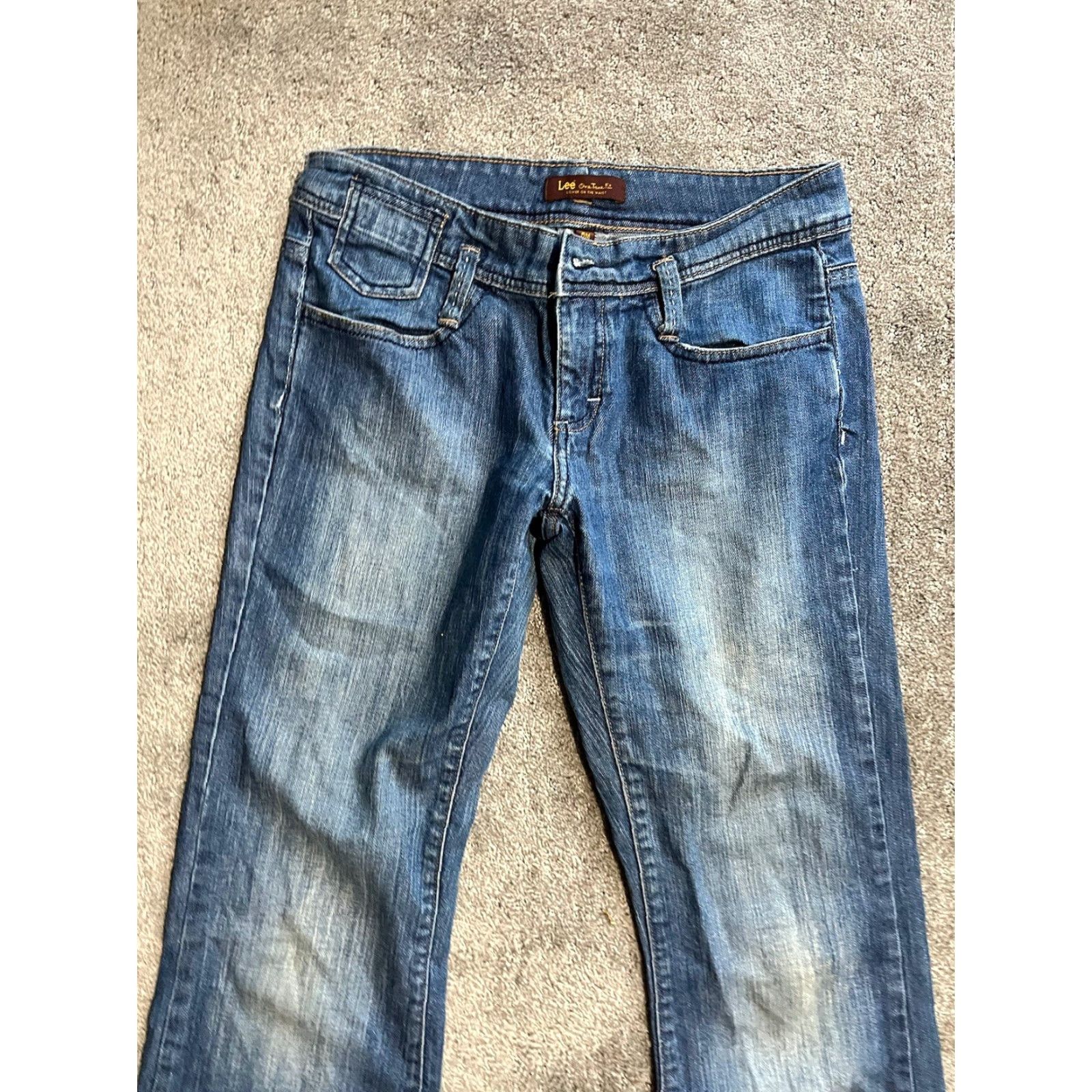 Lee VINTAGE Lee Jeans Women Bootcut Style Size 5/6M Mid Rise Dark Wash 5-Pocket Denim Size 27" / US 4 / IT 40 - 2 Thumbnail