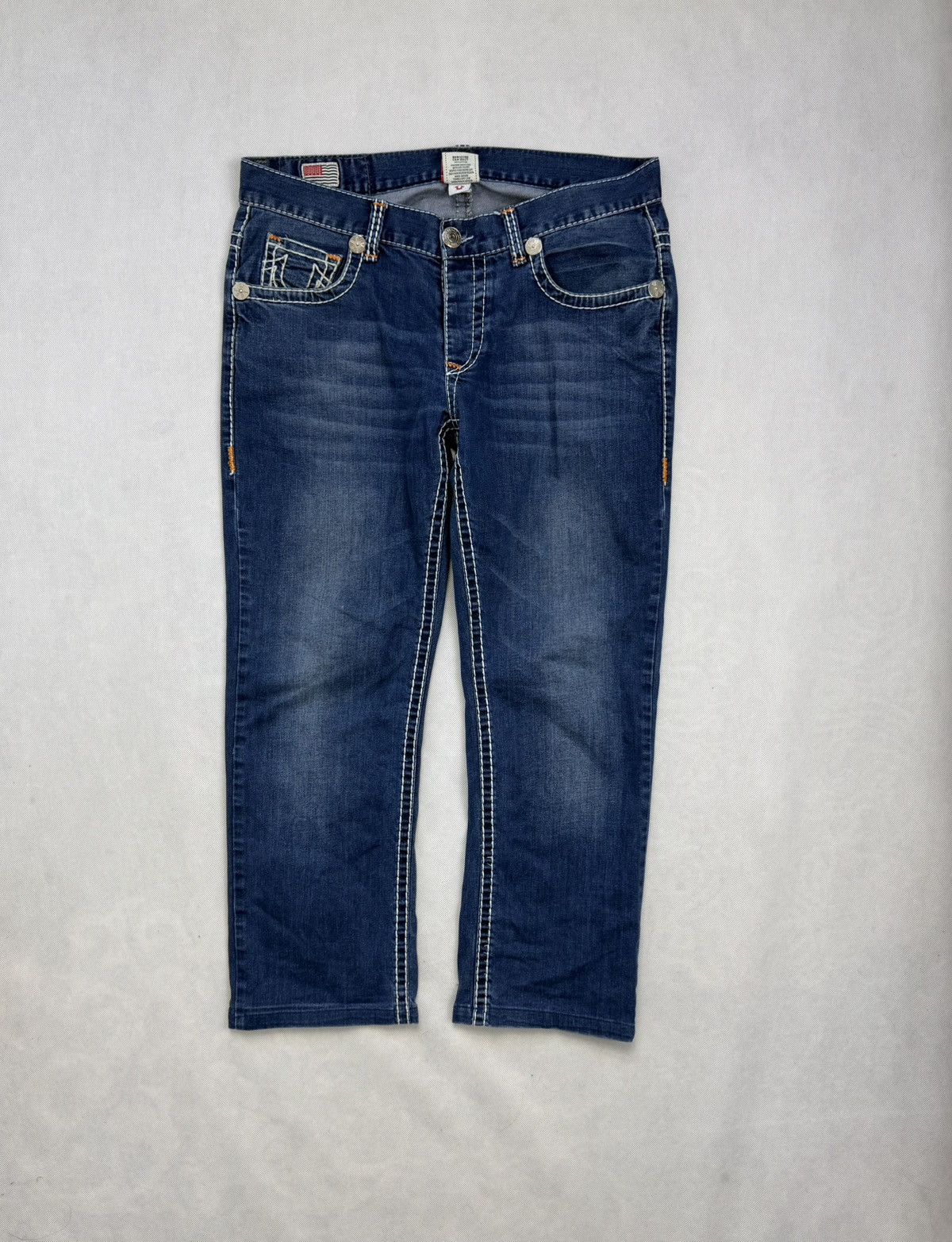 True Religion True Religion Ricky Super T Jeans USA Seams Size US 33 - 2 Thumbnail